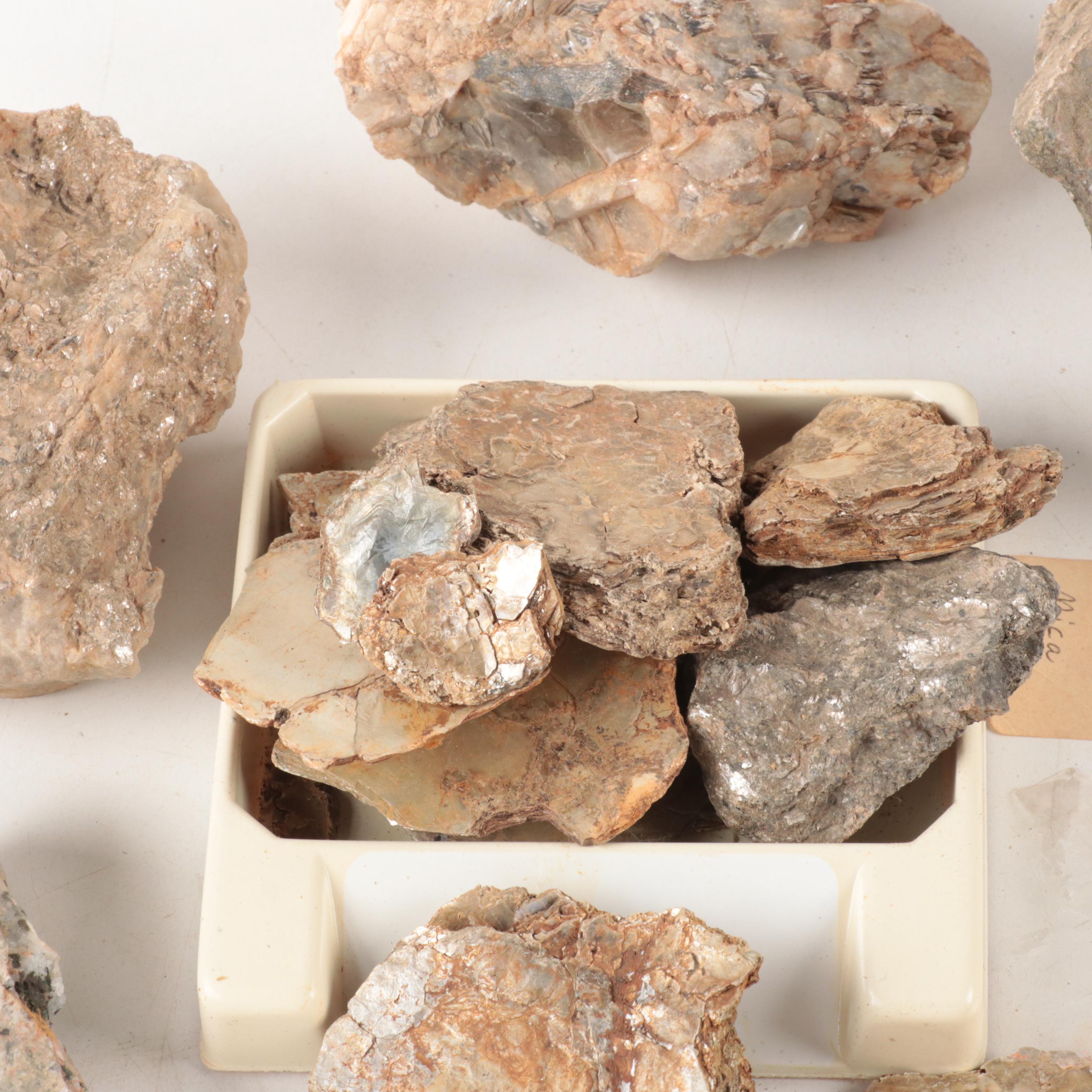 Muscovite, Mica and Other Mineral Specimens