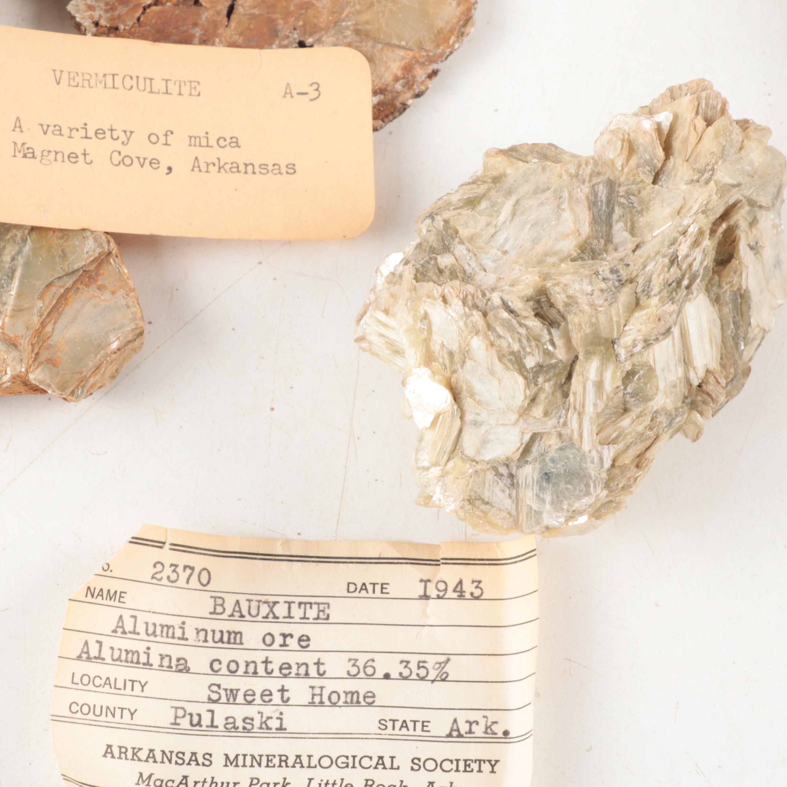 Muscovite, Mica and Other Mineral Specimens