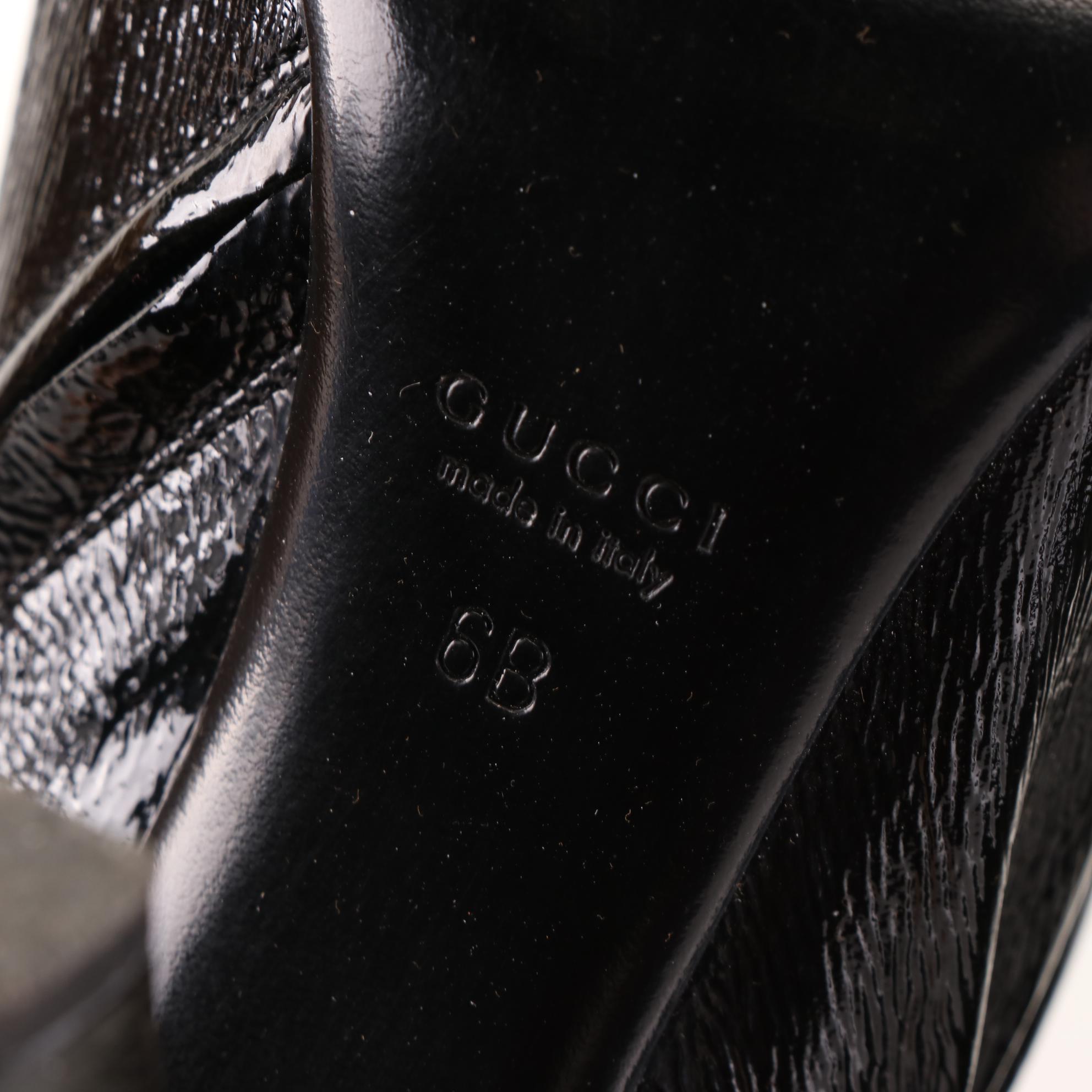 Gucci Hysteria Ankle Booties in Patent Leather