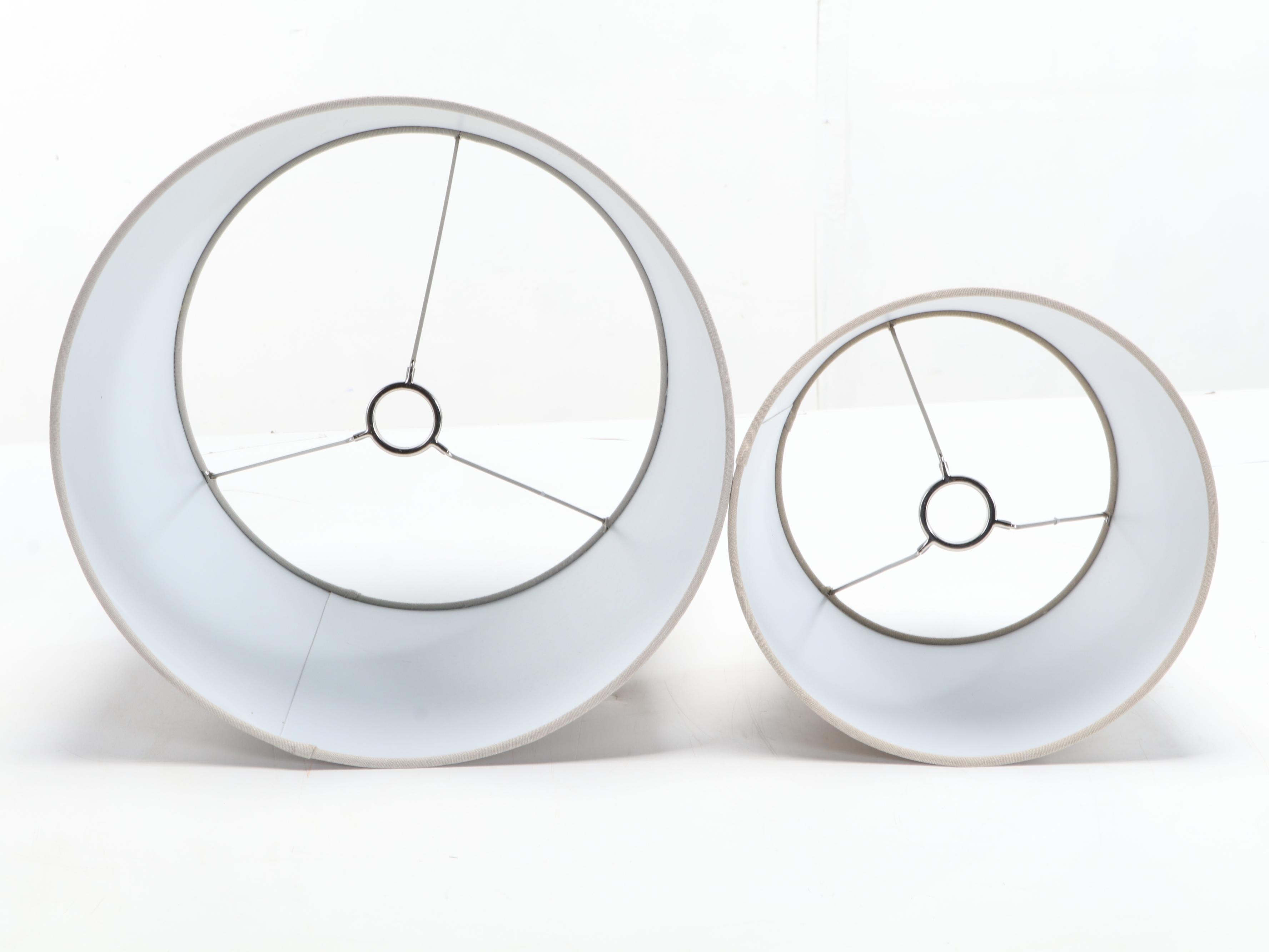 Modern Style Silver Finish Twisted Cage Metal Table Lamps, 2018