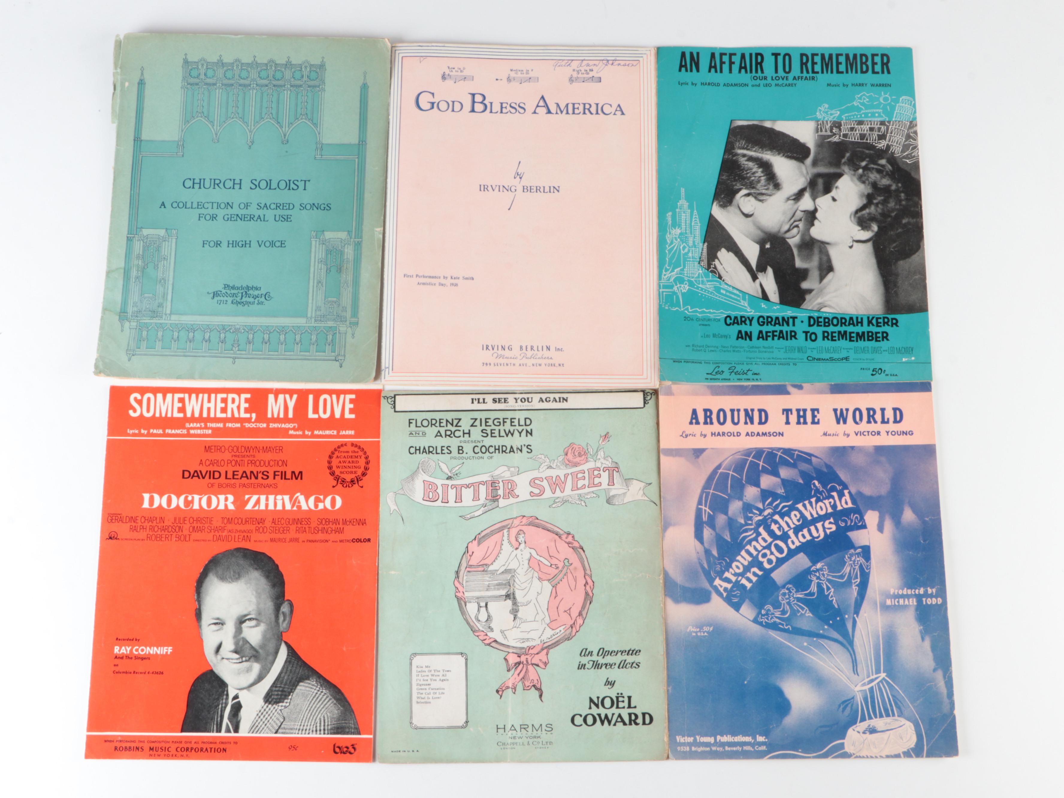 "The Song of the Seabees" and Other Sheet Music, Early to Mid-20th Century