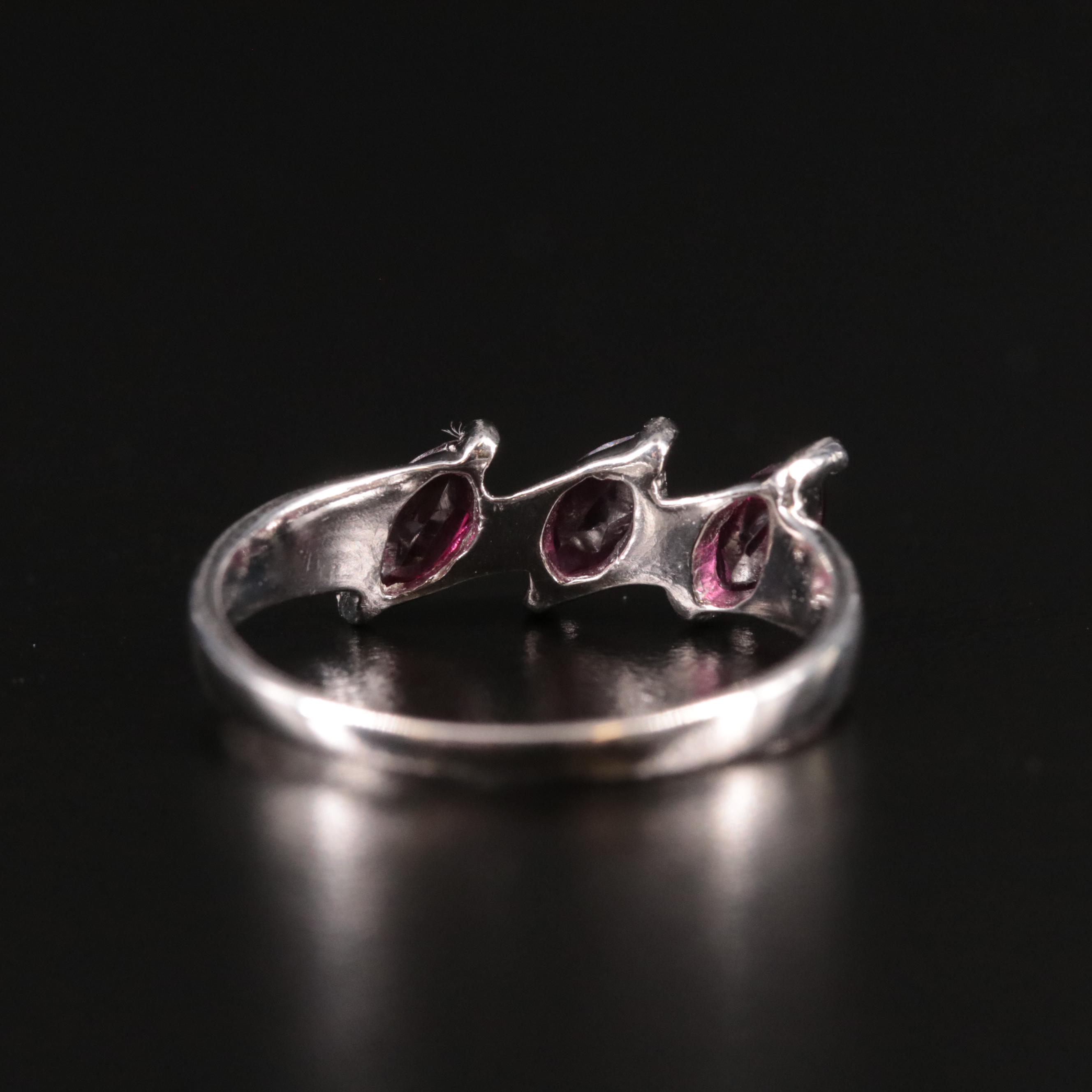 Sterling Garnet Ring