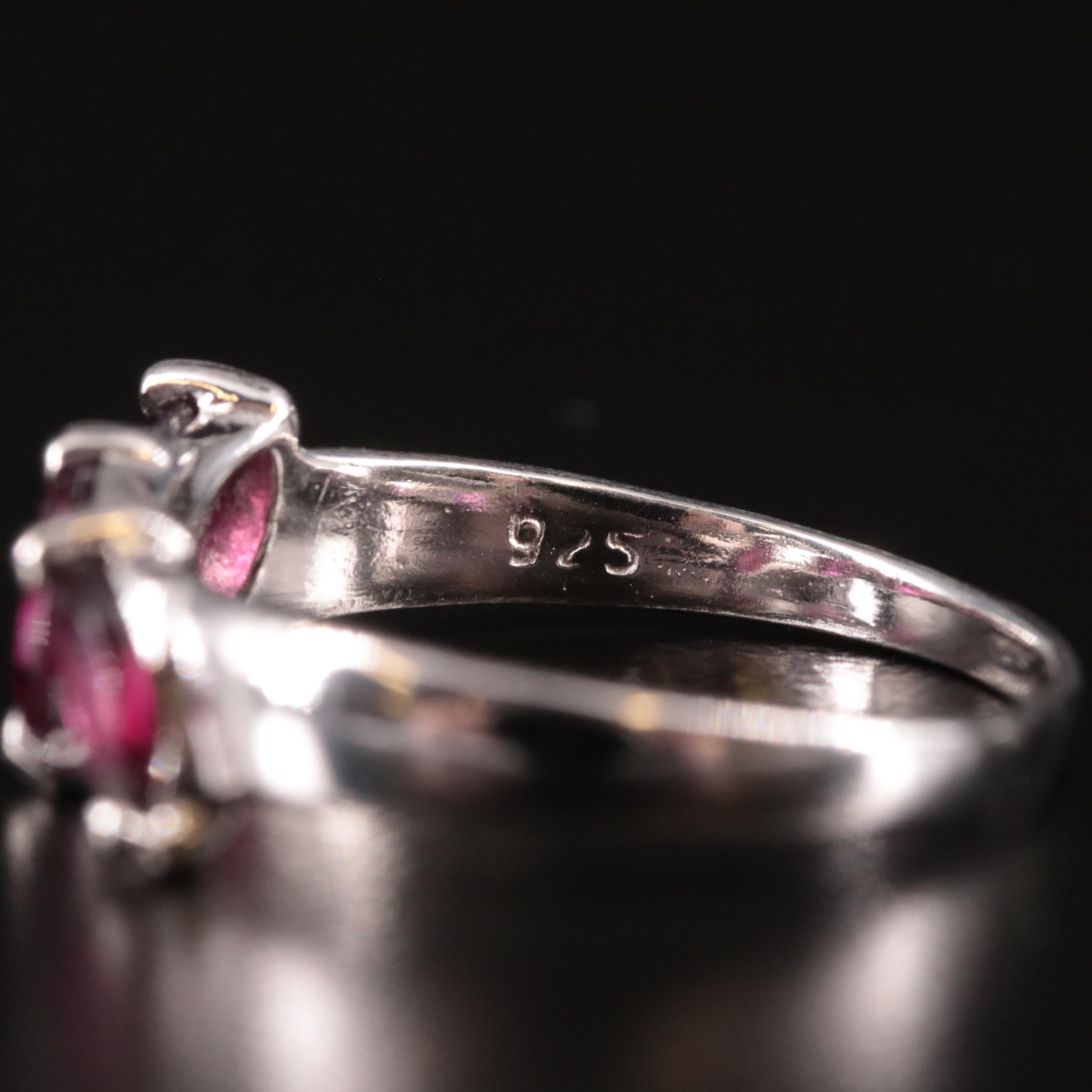 Sterling Garnet Ring