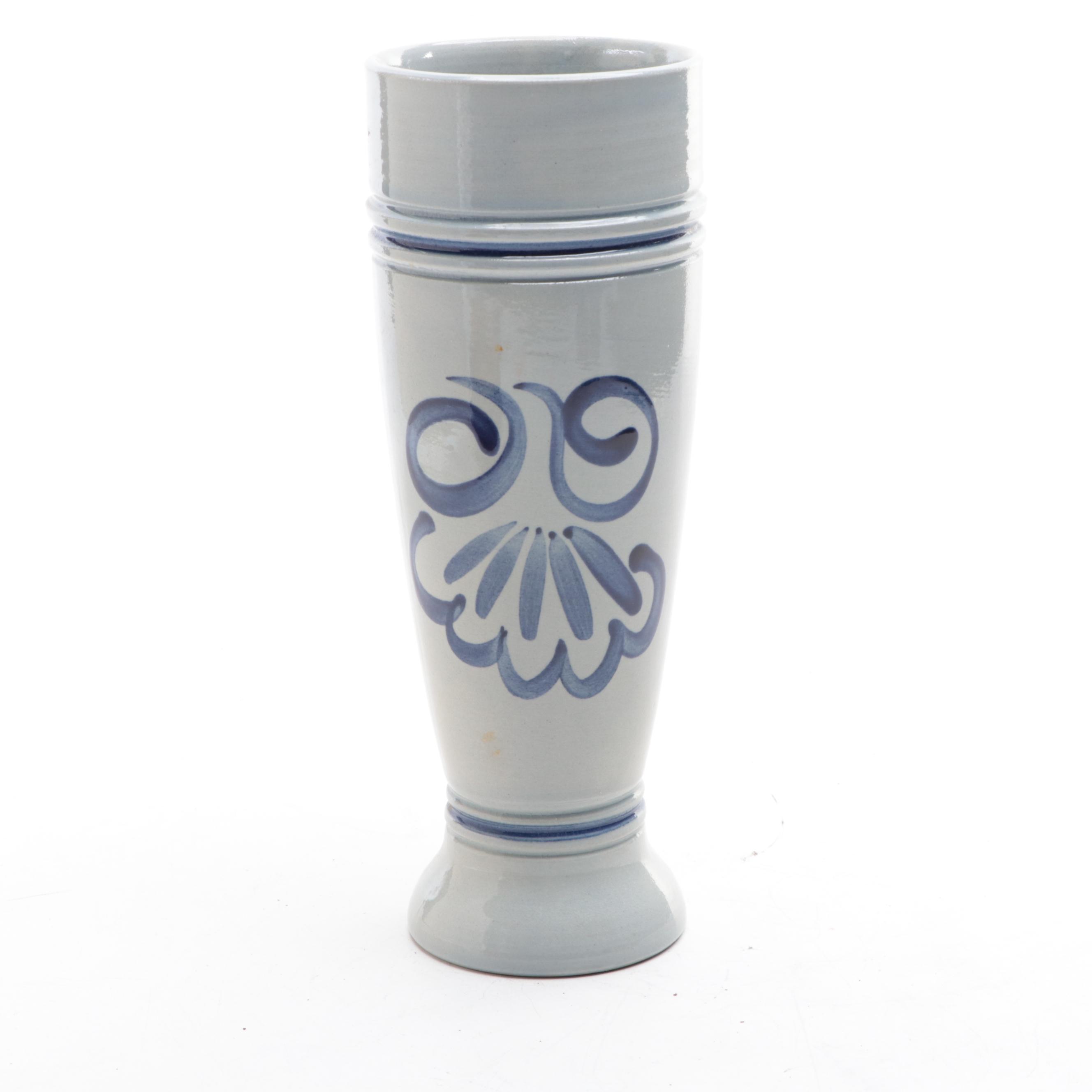 German Coin Inlaid Keg Bank, Vase, Stein and Pilsner with Nut Cracker Set