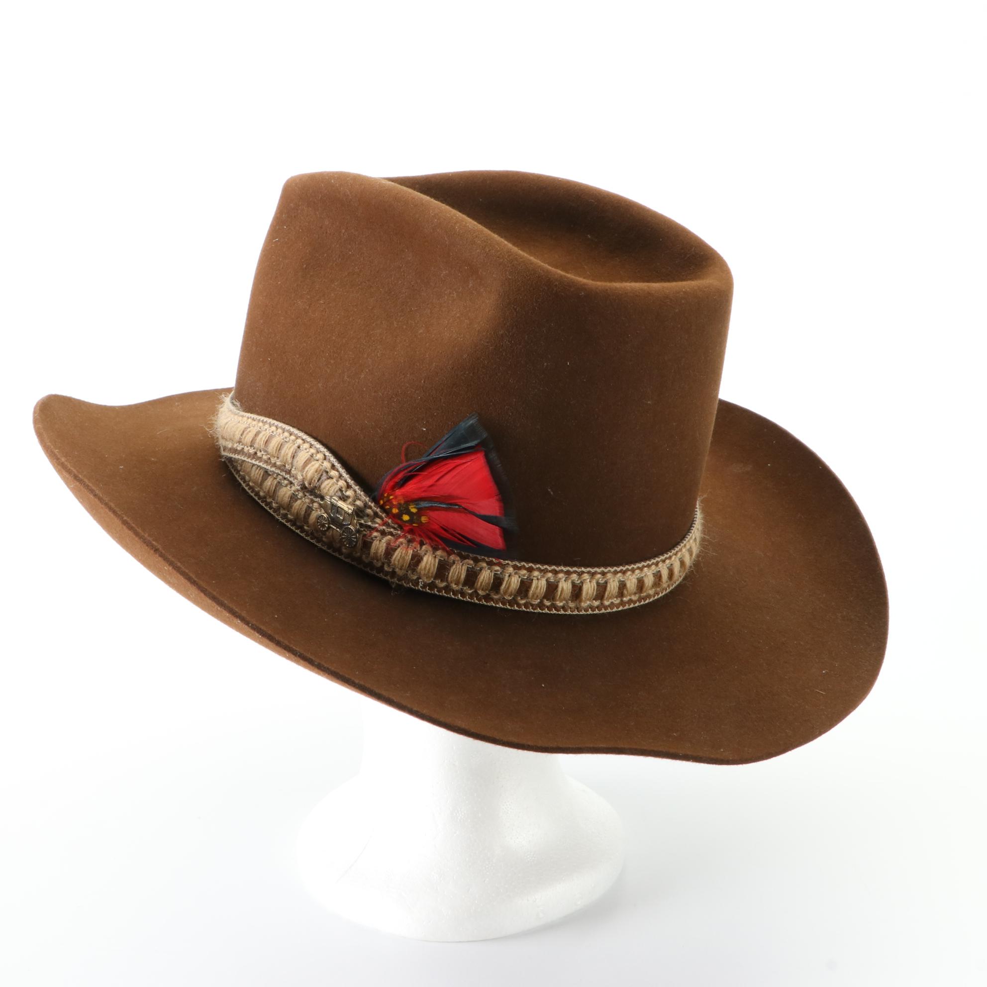 Resistol Stagecoach Trailblazer Style Western Hat in Wool Felt
