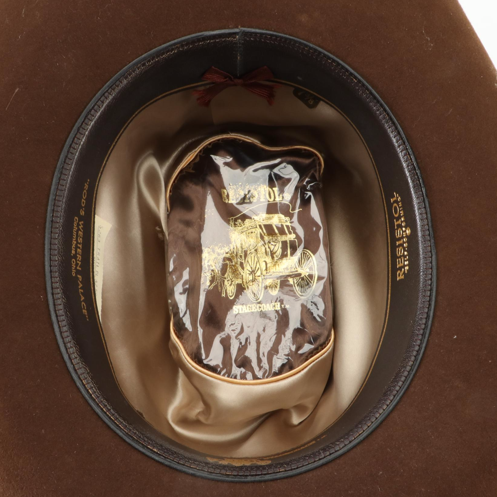 Resistol Stagecoach Trailblazer Style Western Hat in Wool Felt