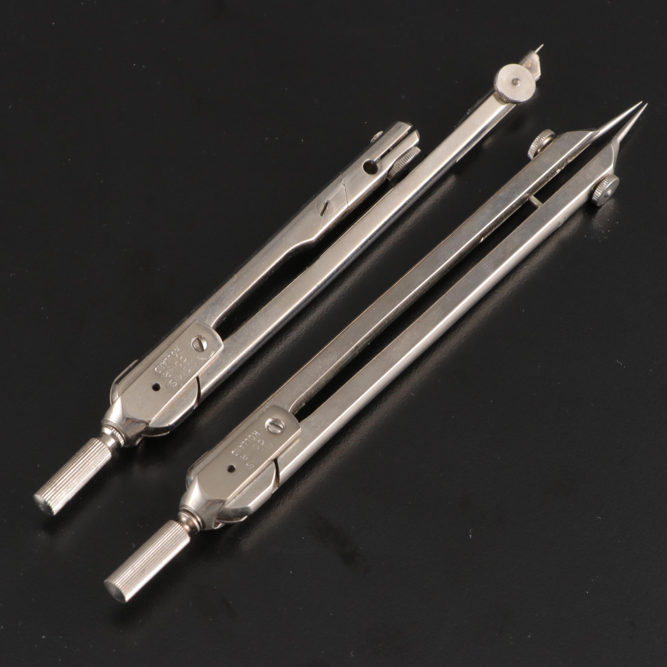 Tacro, C.H. Bruning and Nomis Drafting Tools in Cases