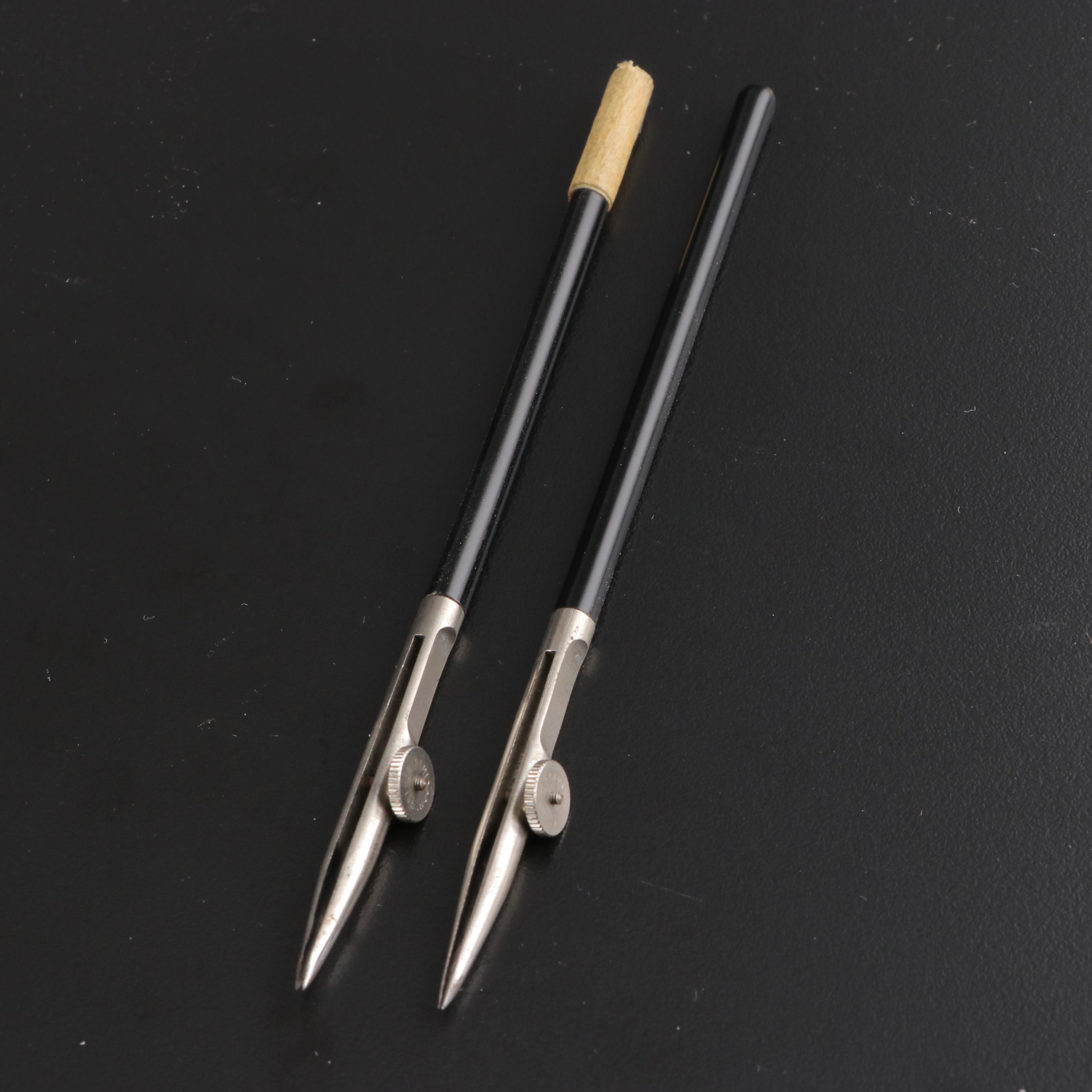 Tacro, C.H. Bruning and Nomis Drafting Tools in Cases