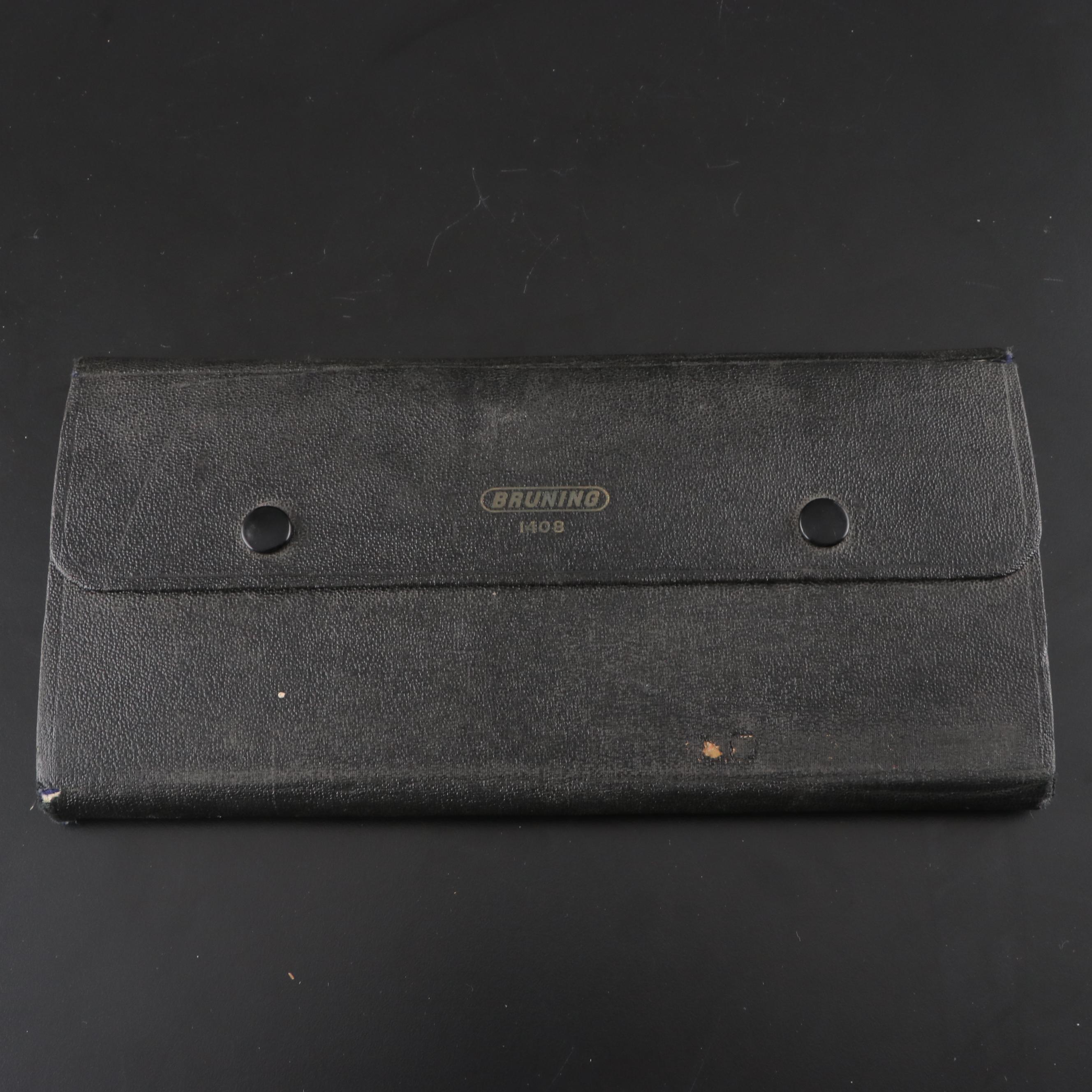 Tacro, C.H. Bruning and Nomis Drafting Tools in Cases