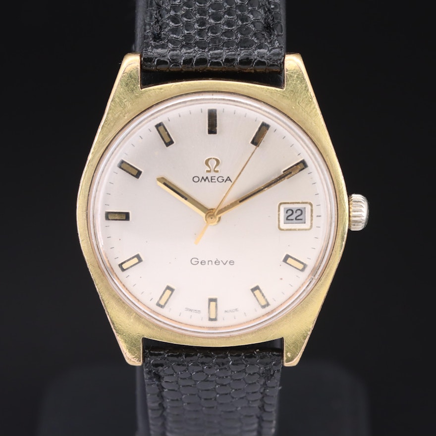 1969 Omega Geneve Date Wristwatch