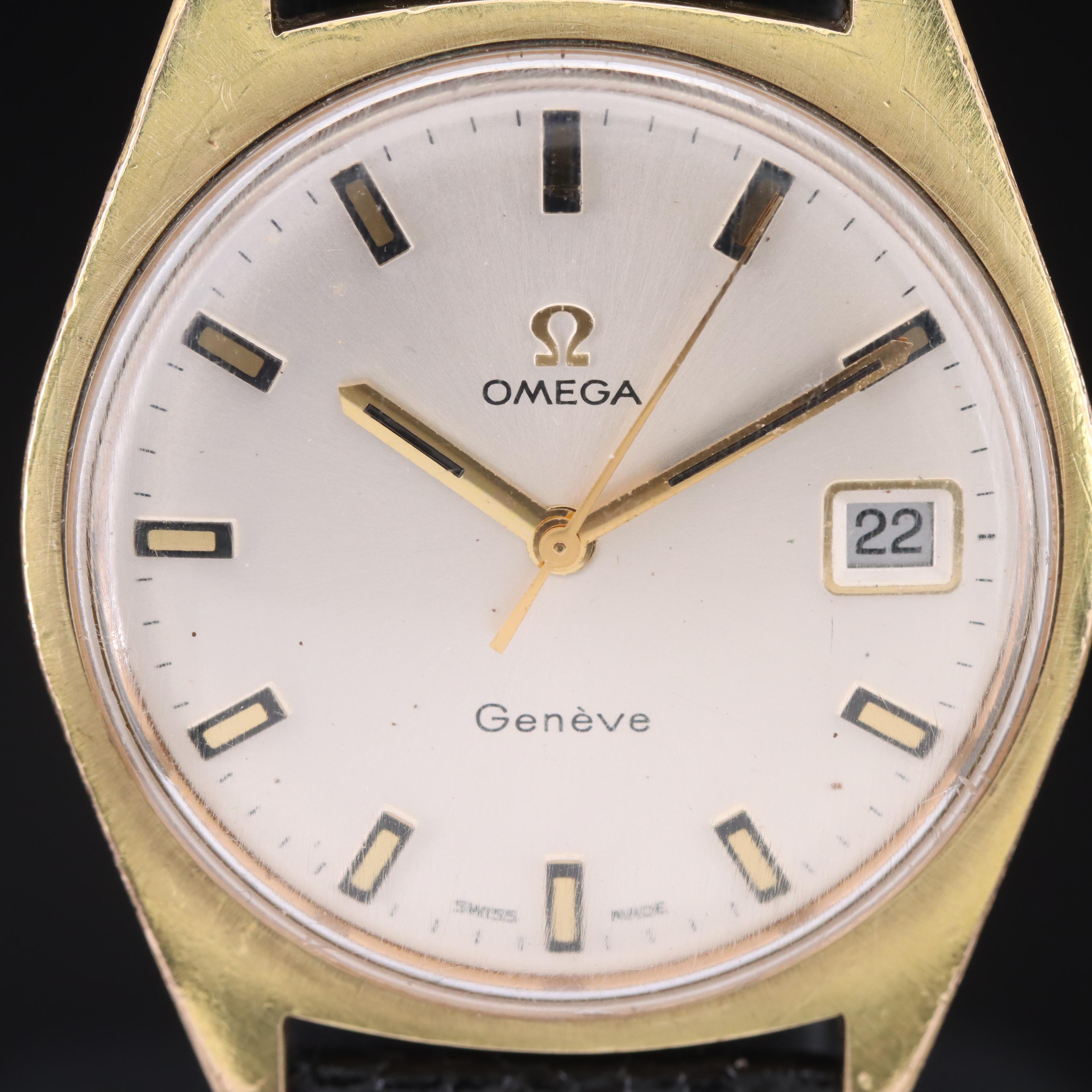 1969 Omega Geneve Date Watch