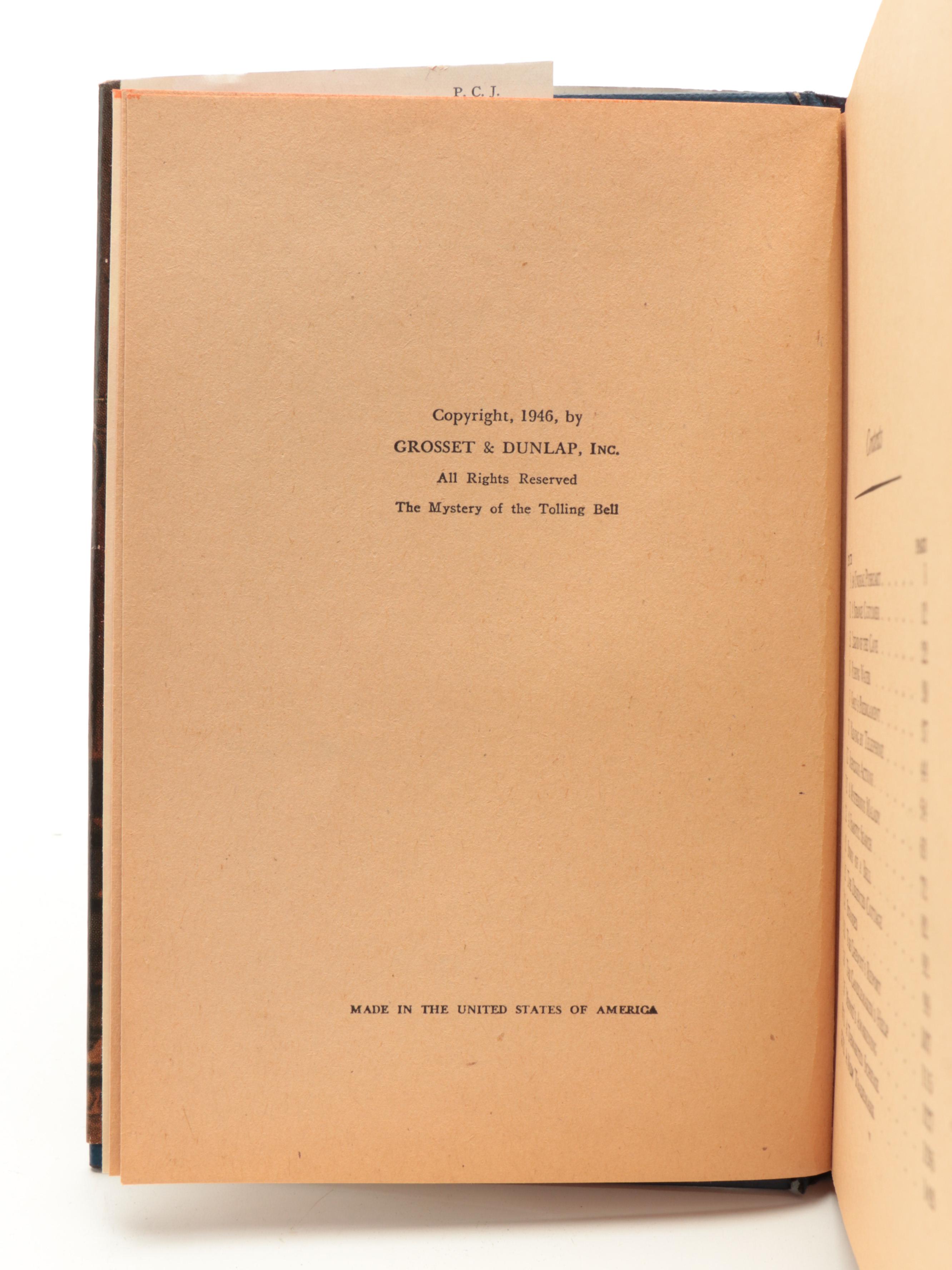 "Nancy Drew" and "The Dana Girls" by Carolyn Keene with Other Mystery Books