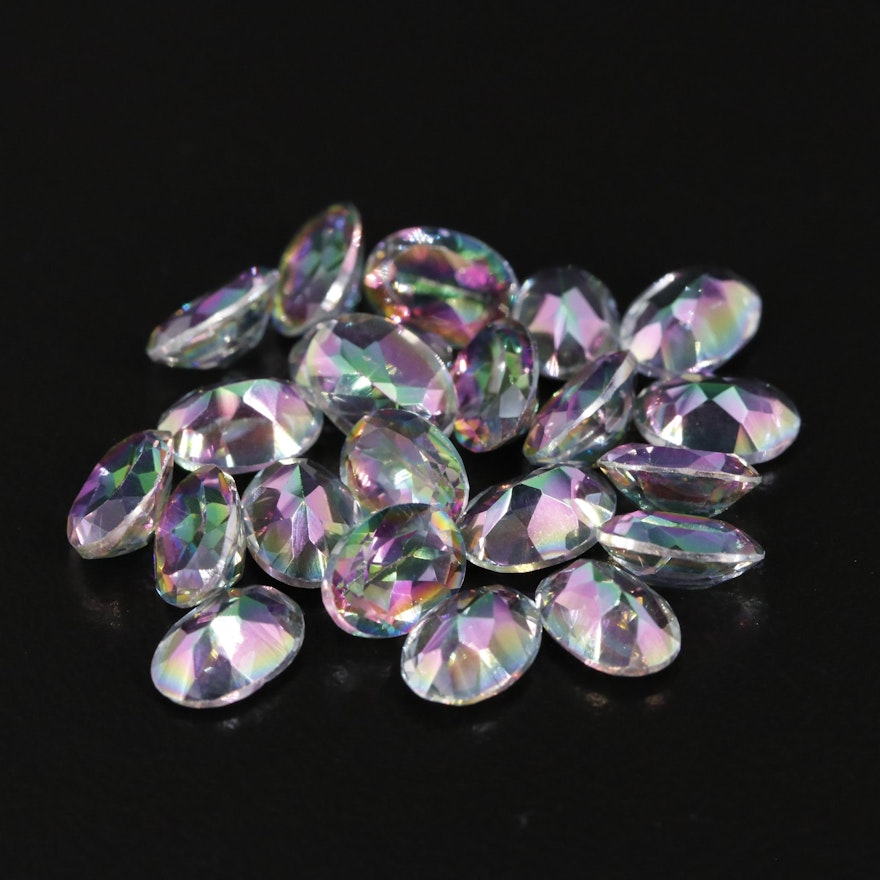 Loose 19.72 CTW Mystic Topaz Lot