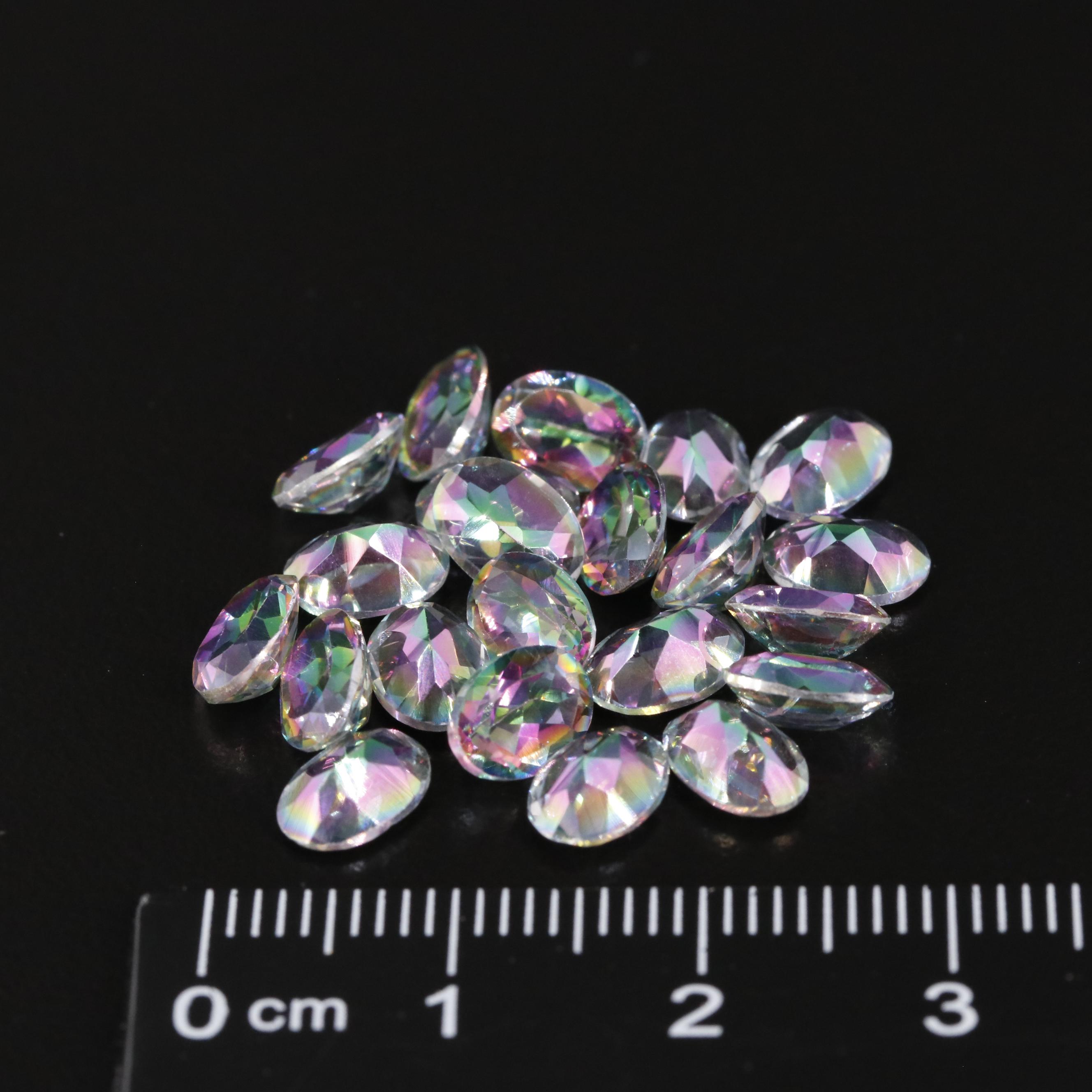 Loose 19.72 CTW Mystic Topaz Lot