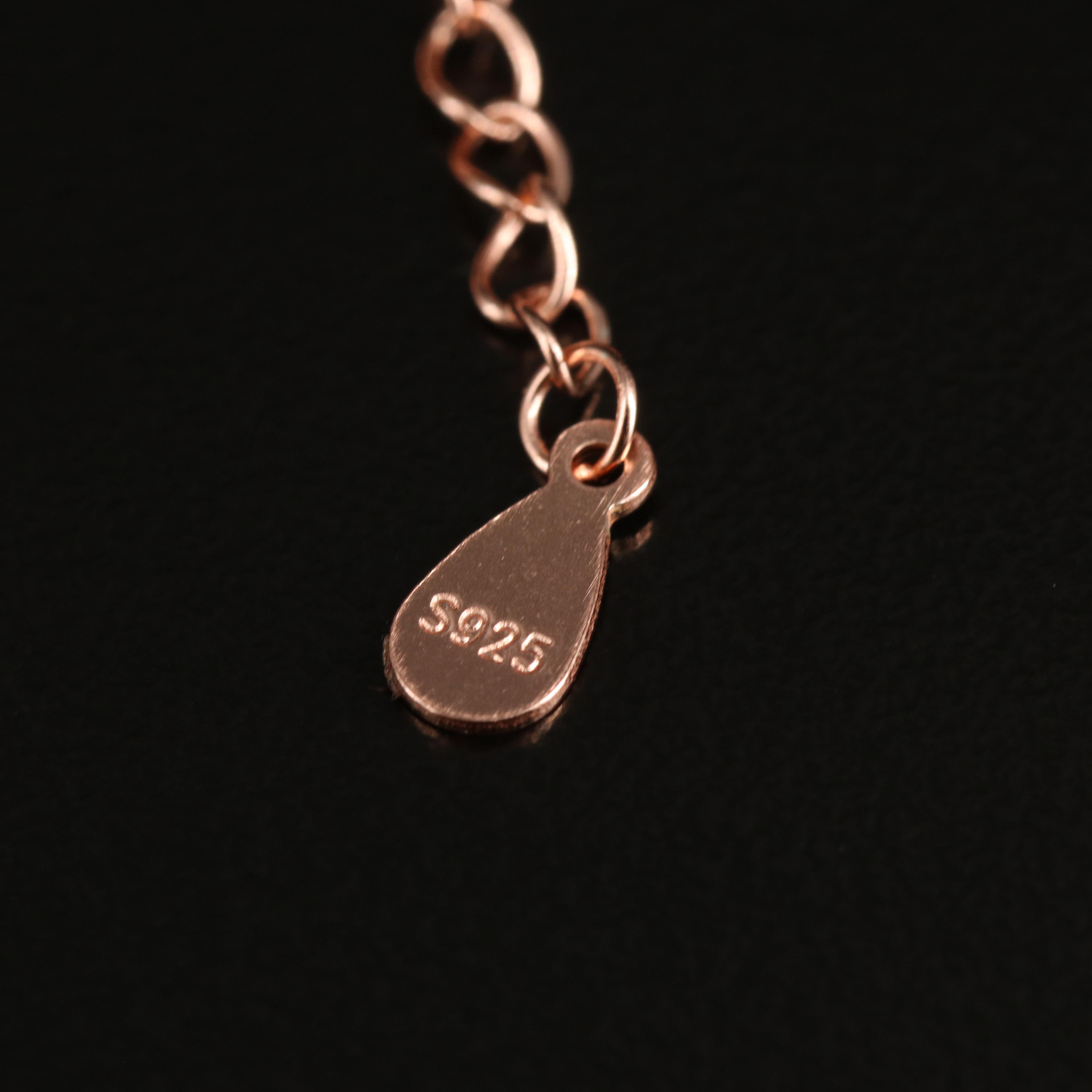 Sterling Swiss Blue Topaz and Cubic Zirconia Floral Necklace