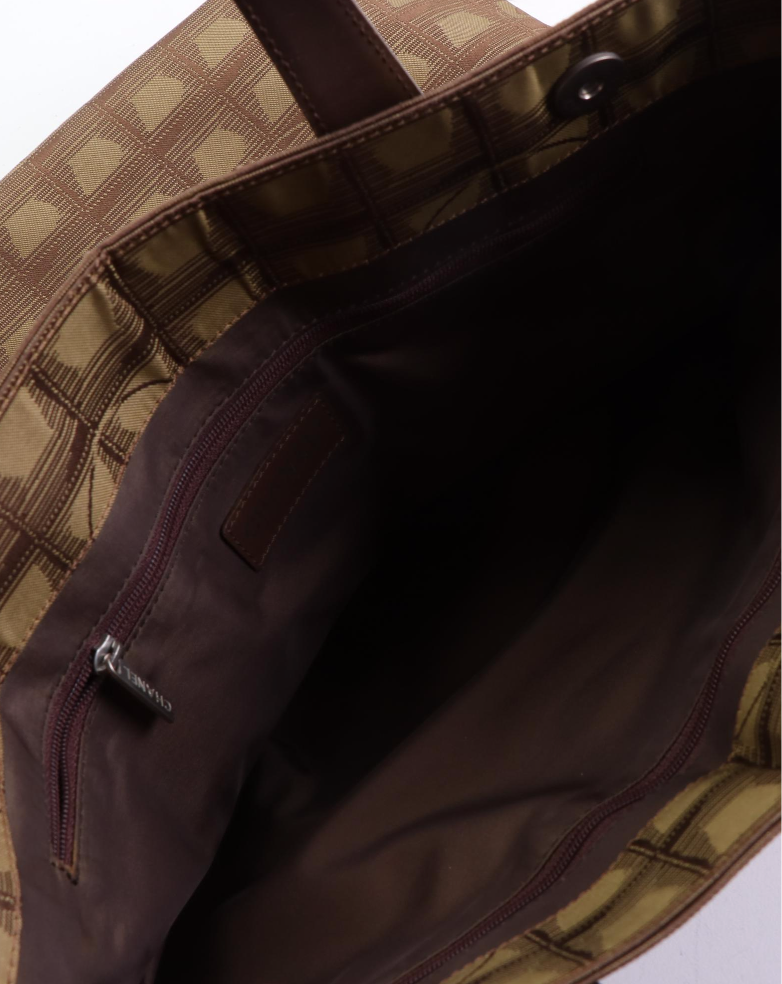 Chanel Travel Line Canvas and Leather Tote