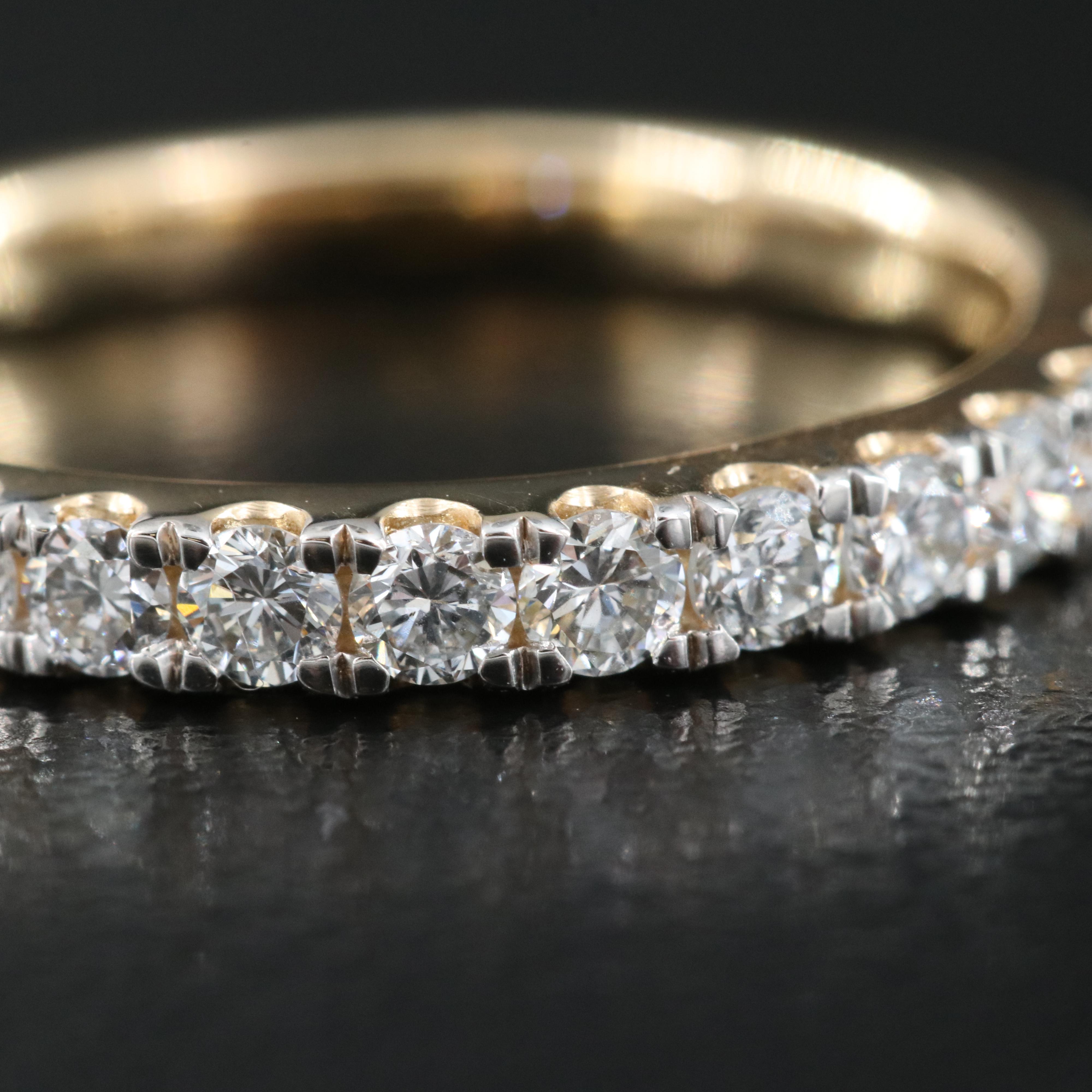 14K 0.50 CTW Lab Grown Diamond Band with IGI Report