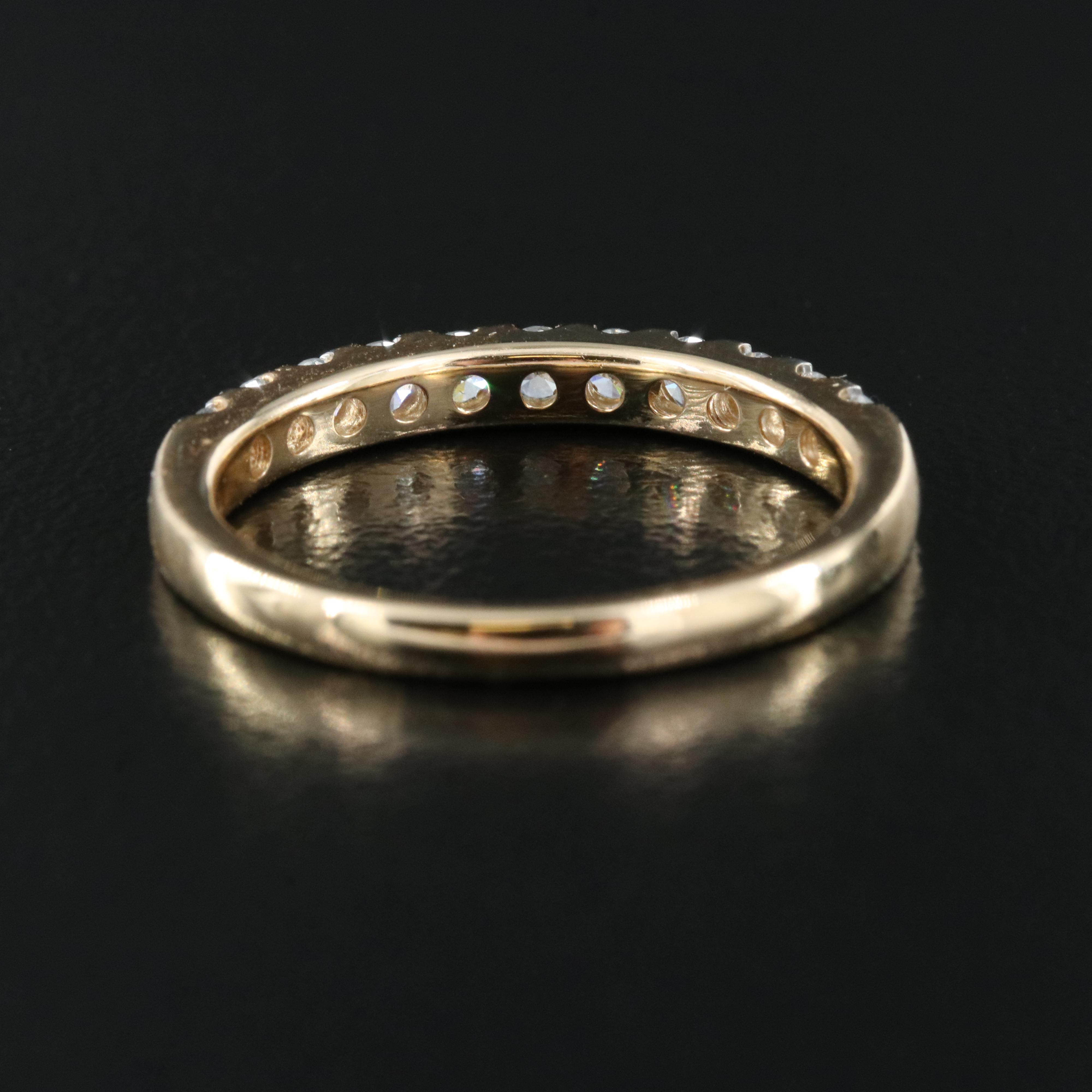 14K 0.50 CTW Lab Grown Diamond Band with IGI Report