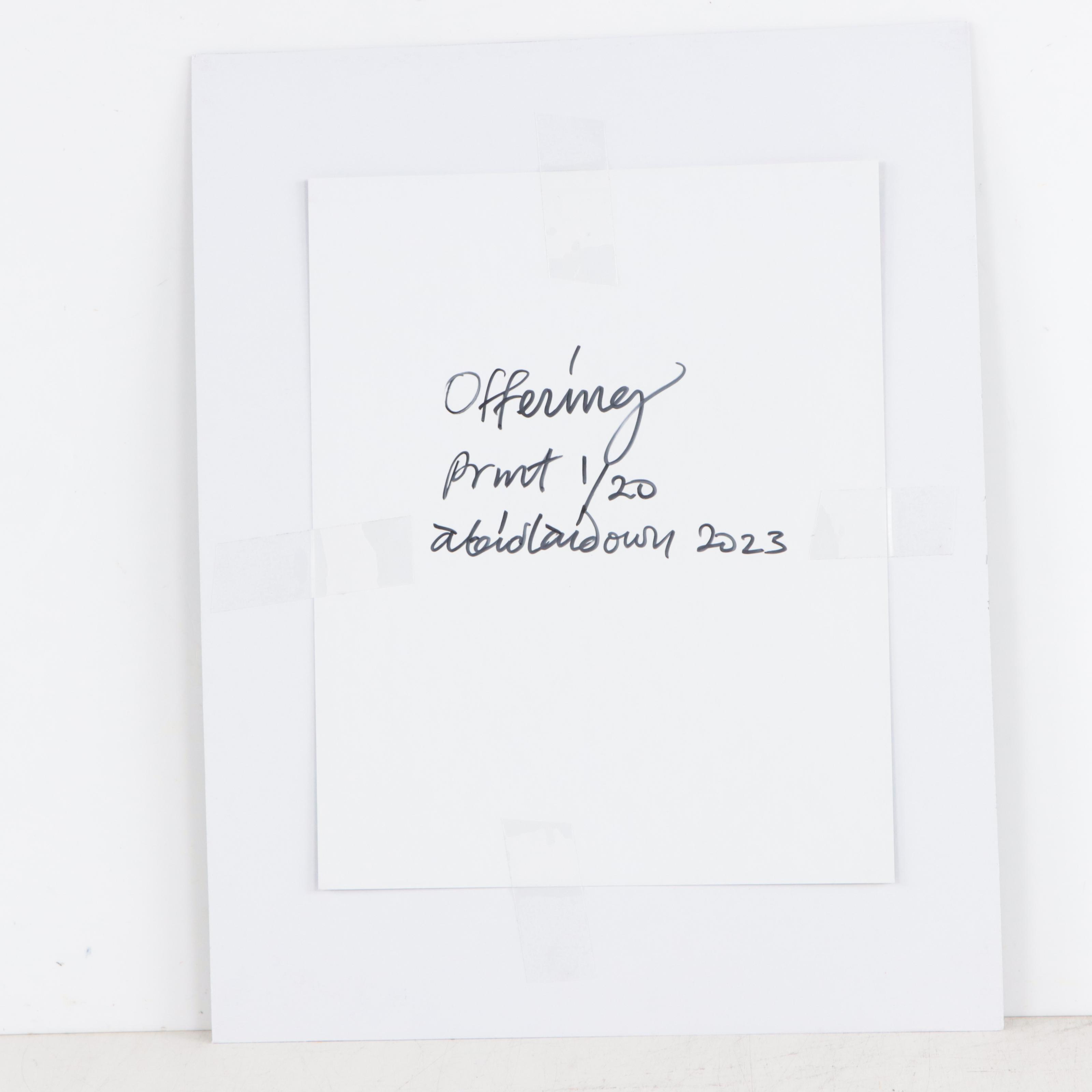 Abiola Idowu Giclée "Offering," 2023