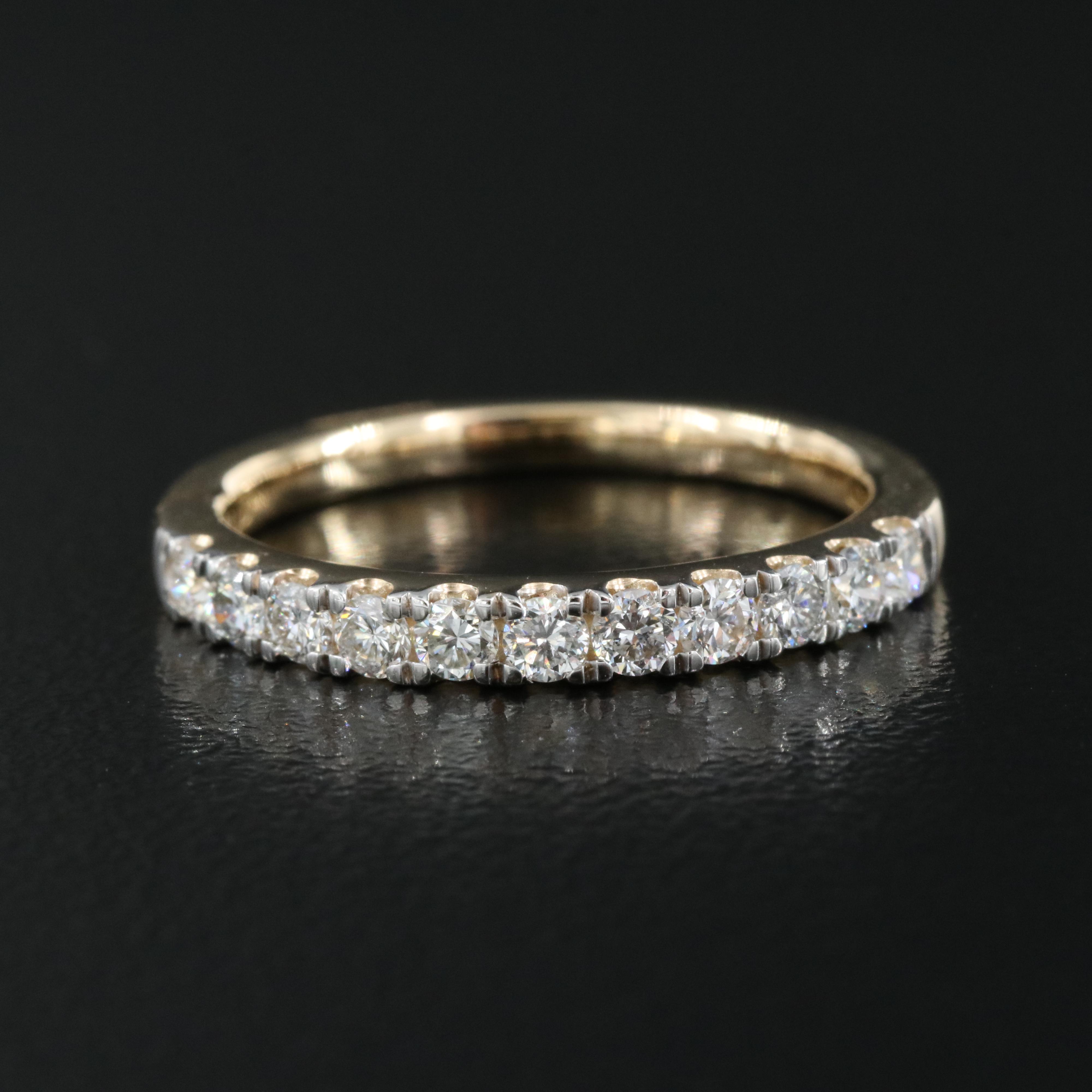 14K 0.50 CTW Lab Grown Diamond Ring with IGI Report