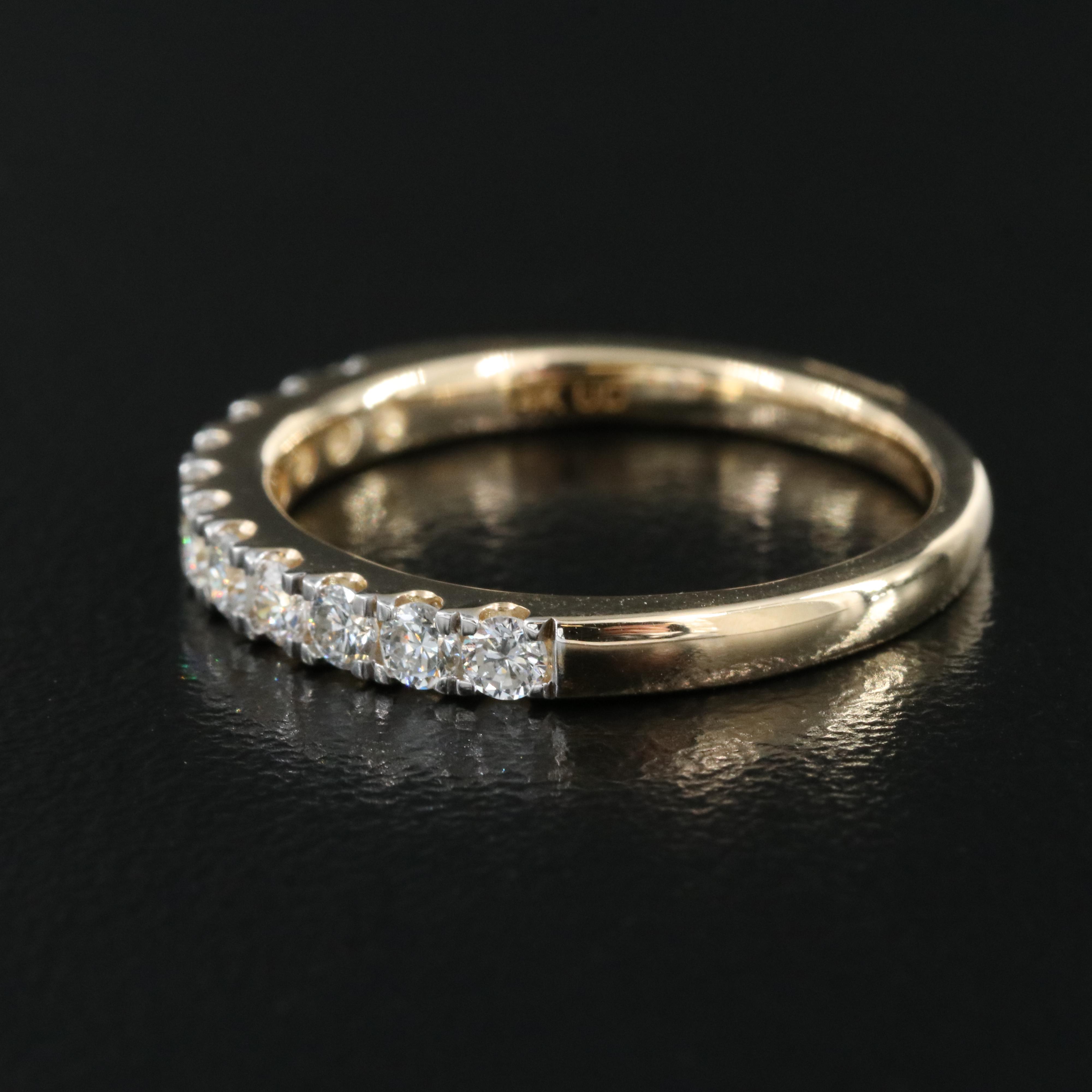 14K 0.50 CTW Lab Grown Diamond Ring with IGI Report