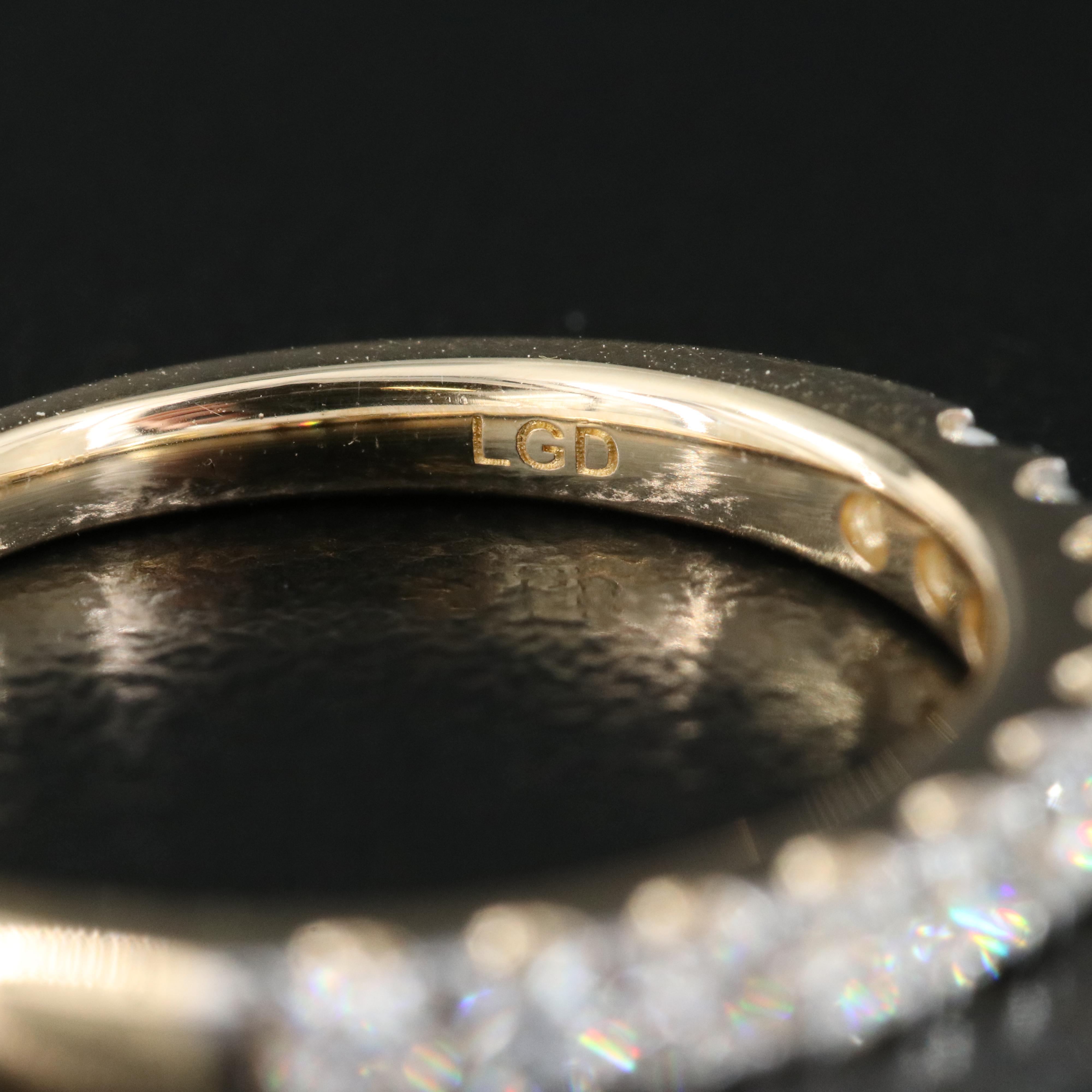 14K 0.50 CTW Lab Grown Diamond Ring with IGI Report