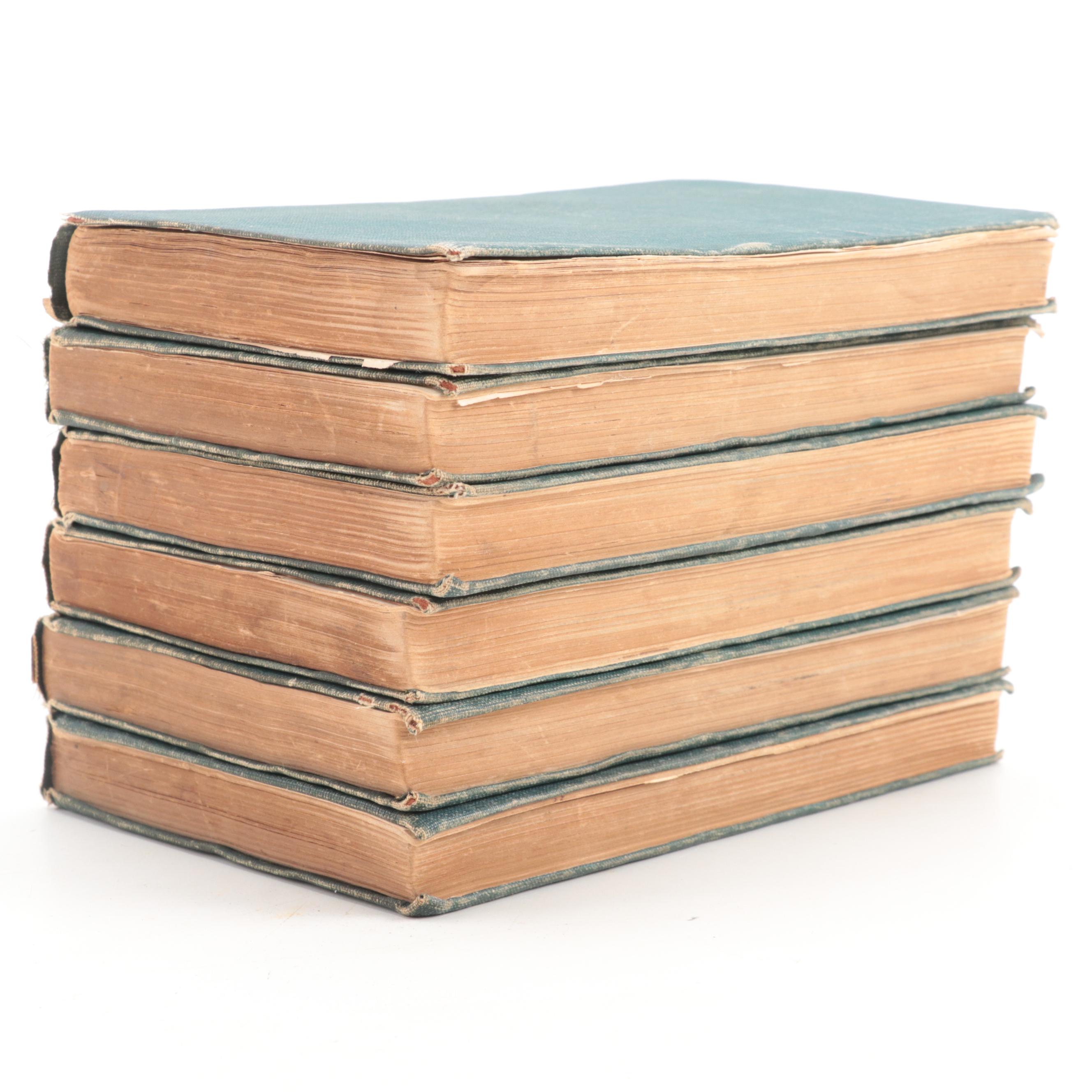 "The Plays of Shakespeare" Six-Volume Set by Henry Morley, 1897