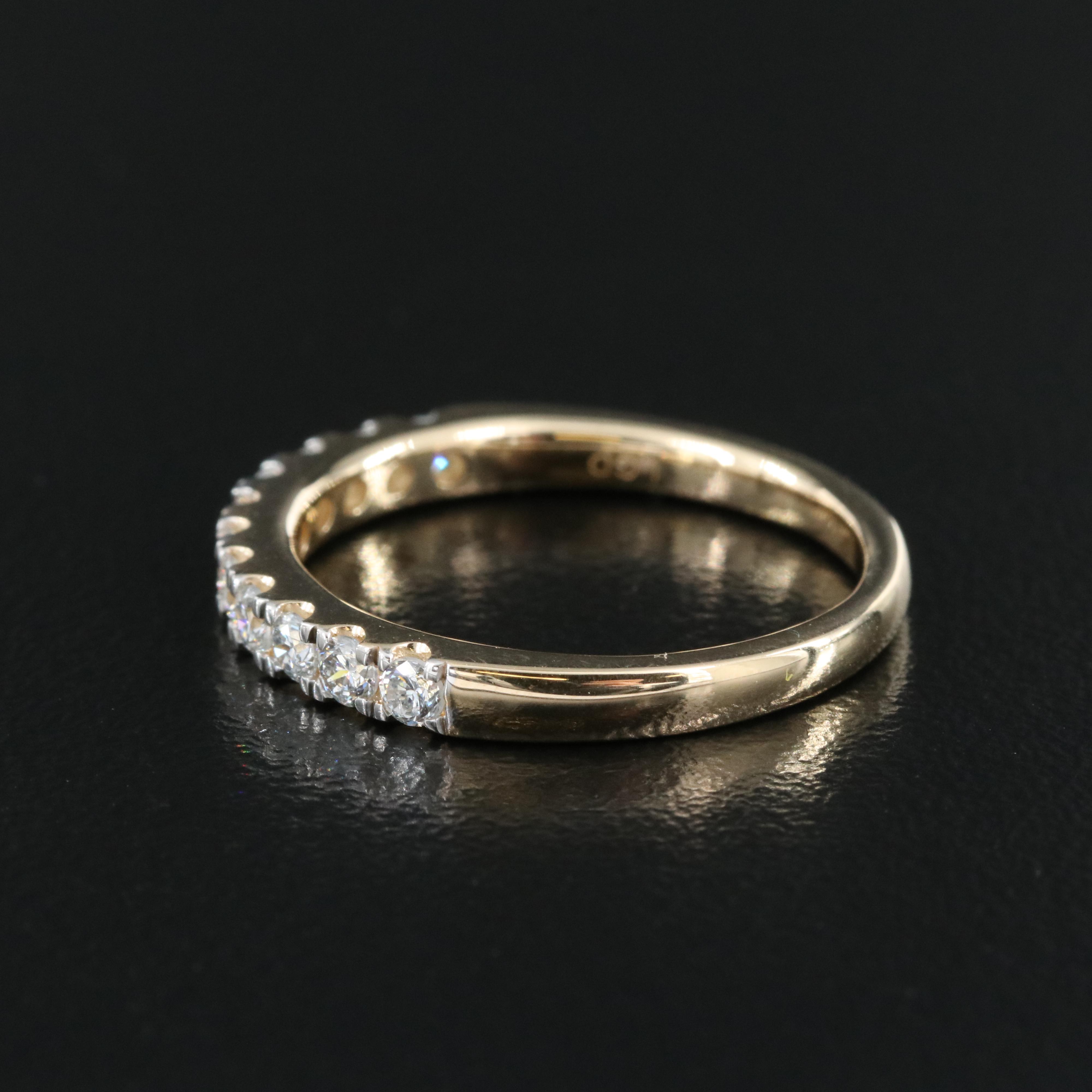 14K 0.50 CTW Lab Grown Diamond Ring with IGI Report