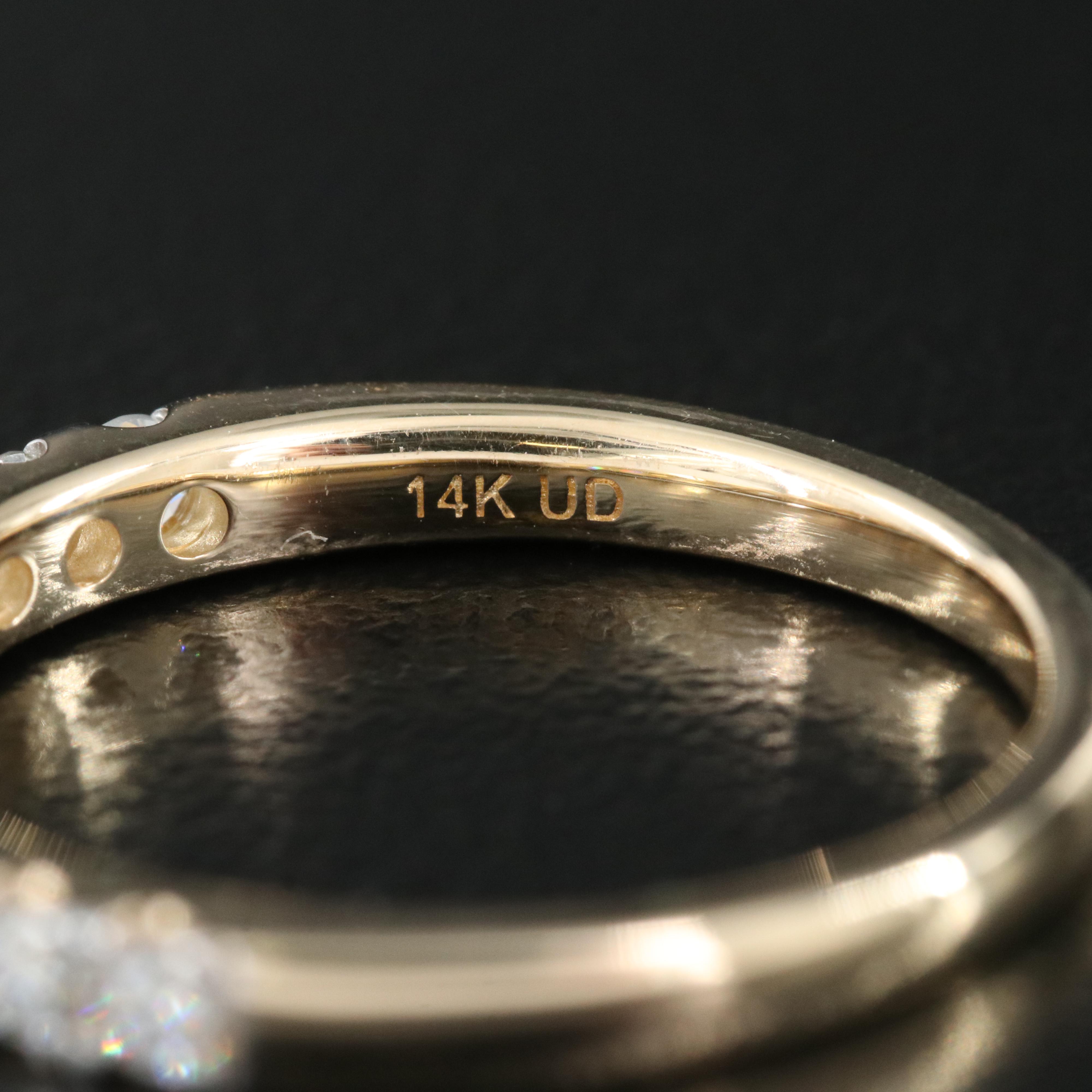 14K 0.50 CTW Lab Grown Diamond Ring with IGI Report