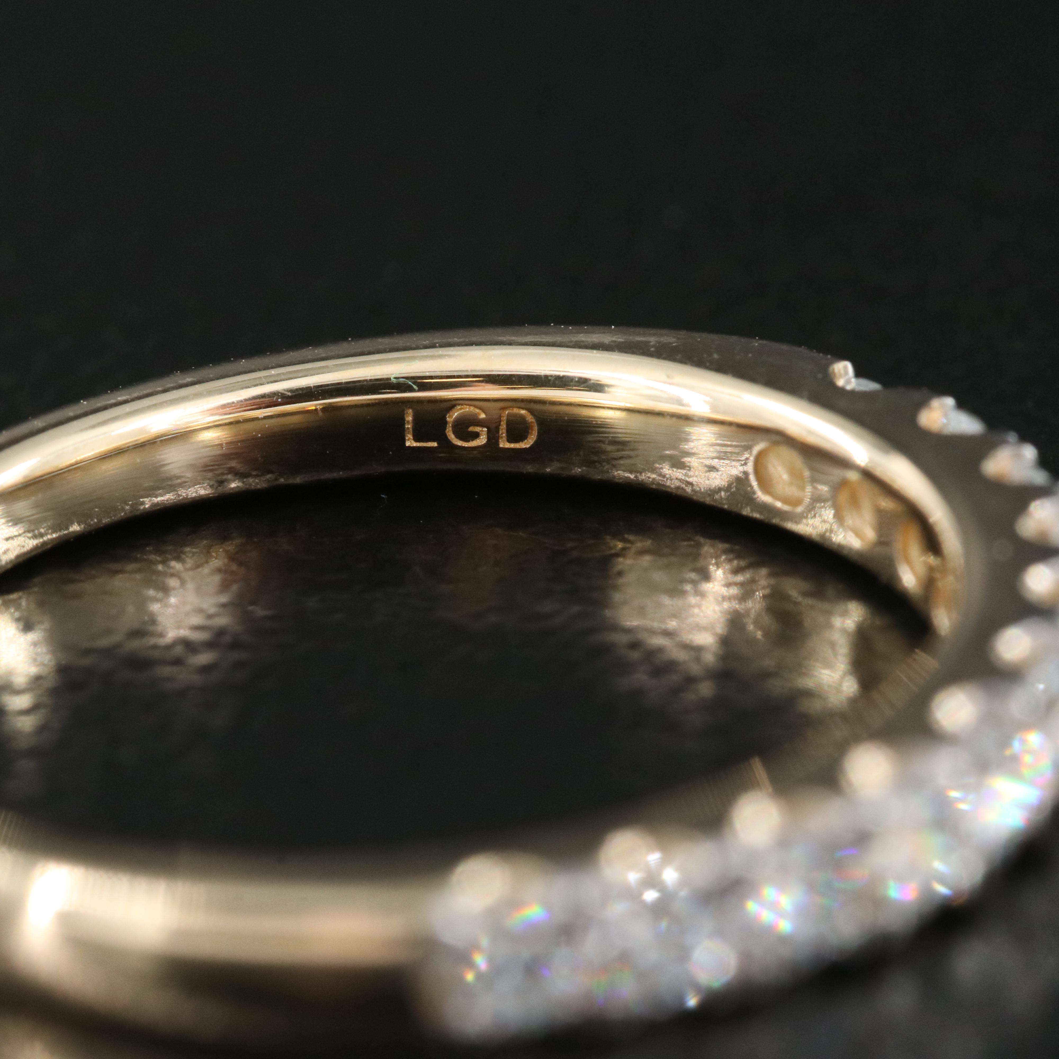 14K 0.50 CTW Lab Grown Diamond Ring with IGI Report