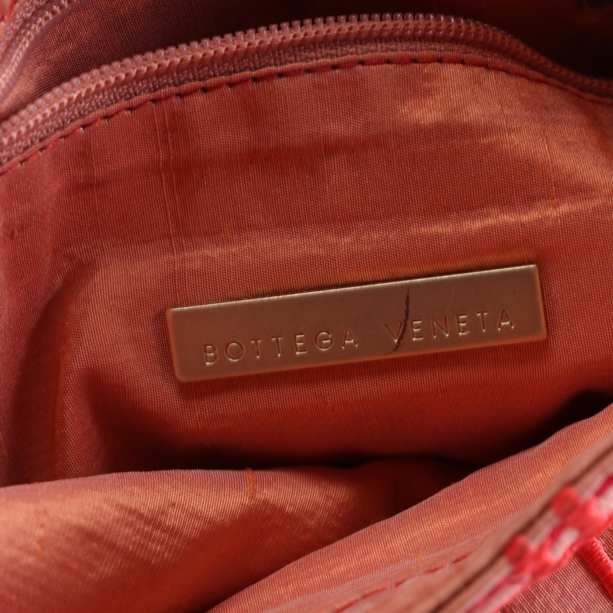 Bottega Veneta Crosshatch Embroidered Tote Bag