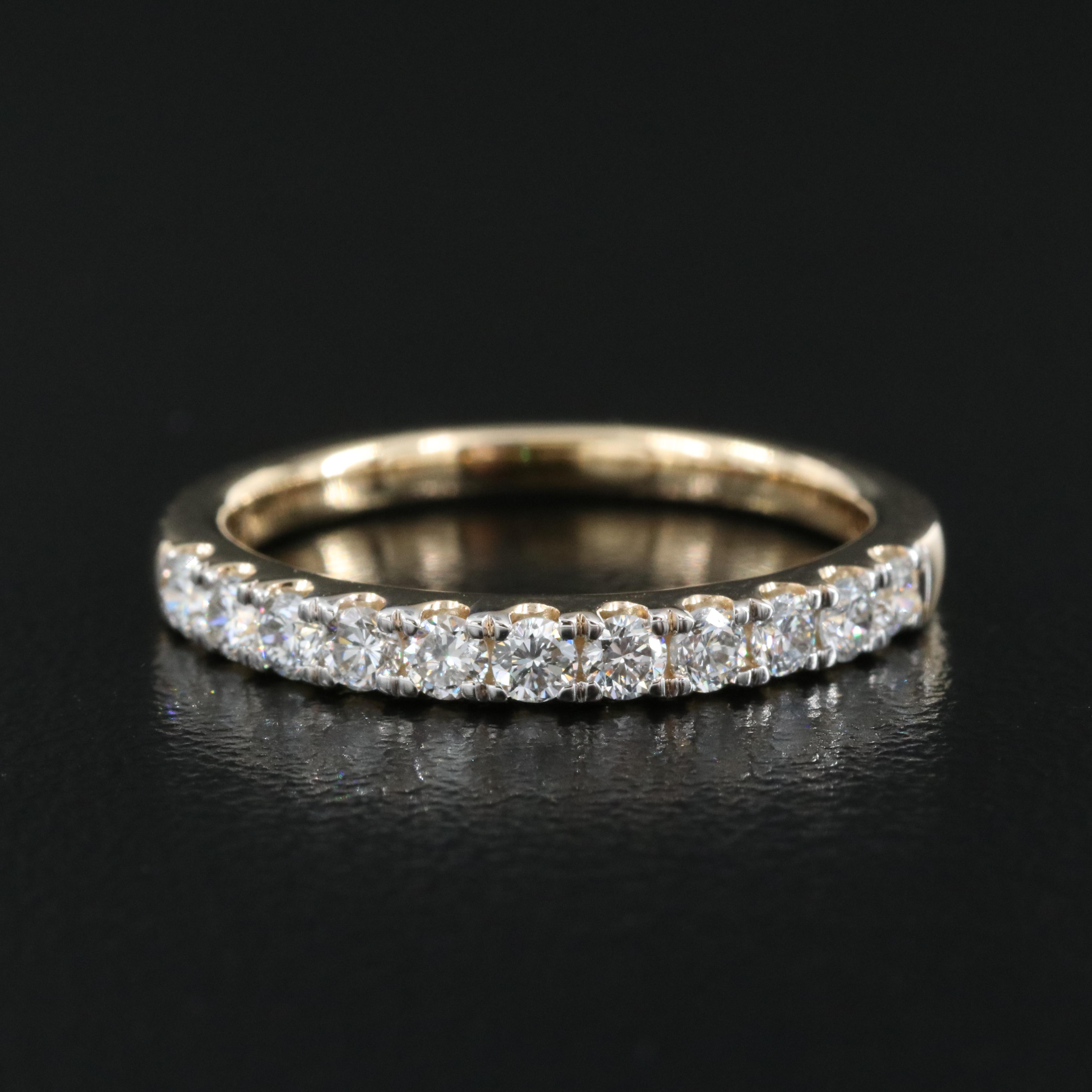 14K 0.50 CTW Lab Grown Diamond Ring with IGI Report
