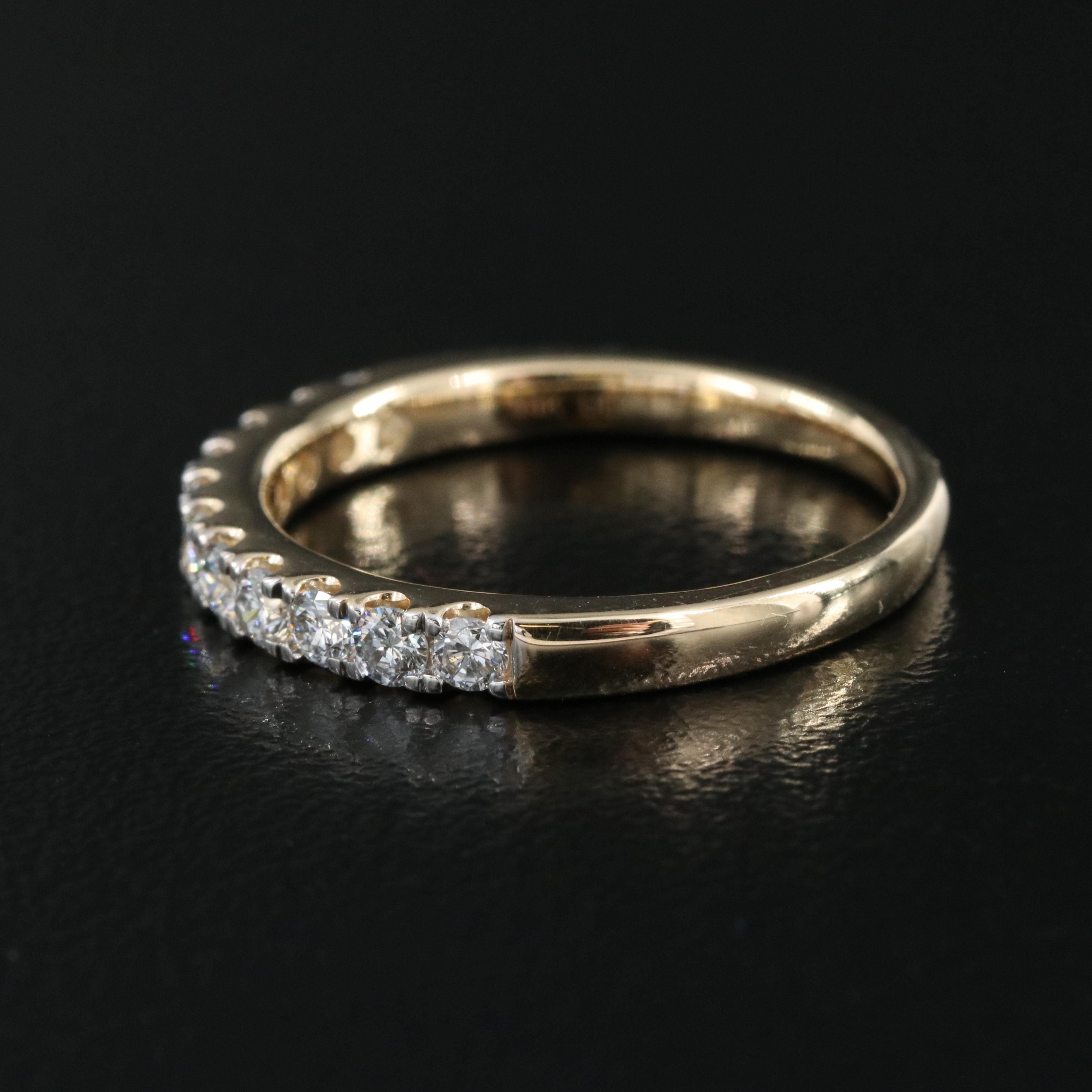 14K 0.50 CTW Lab Grown Diamond Ring with IGI Report