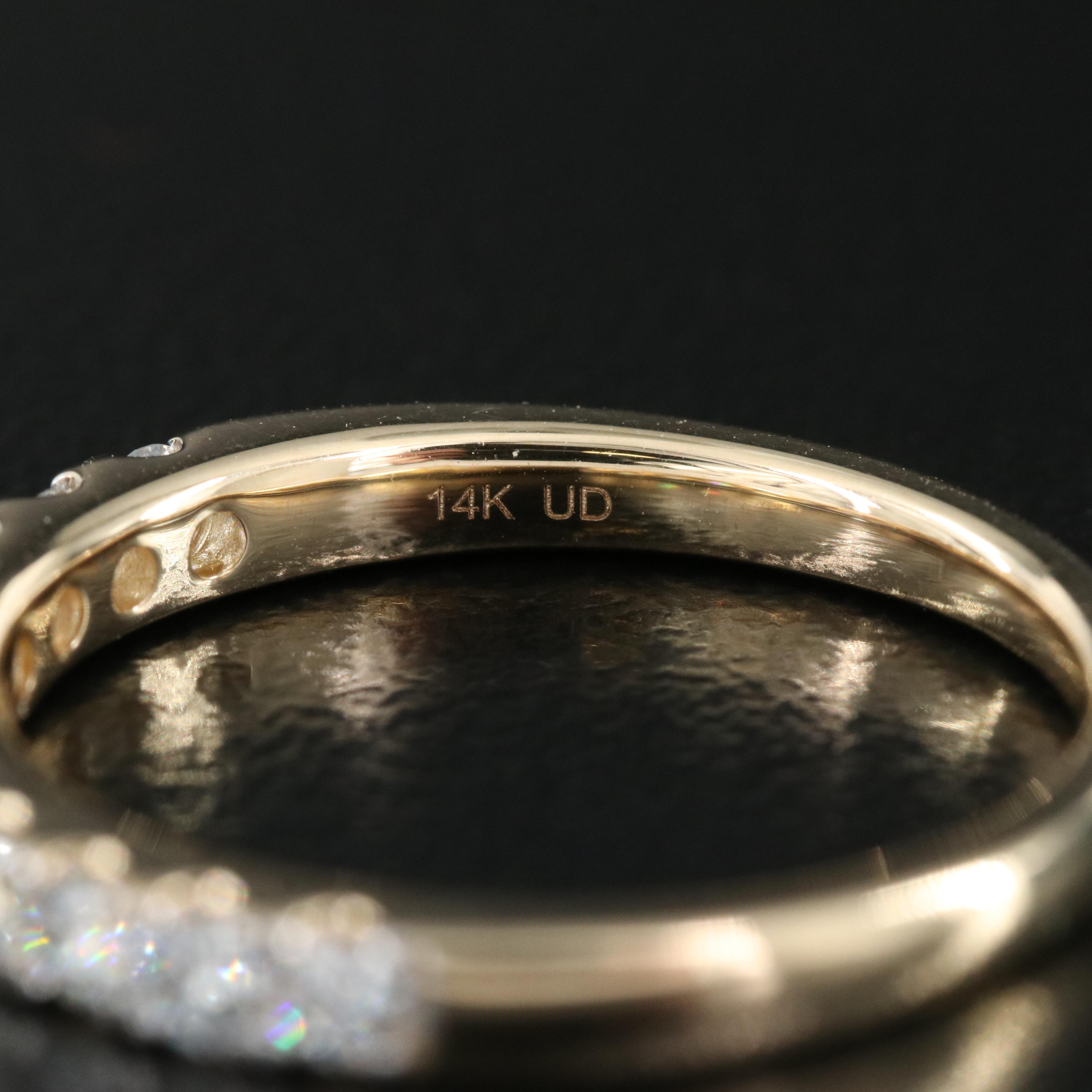 14K 0.50 CTW Lab Grown Diamond Ring with IGI Report