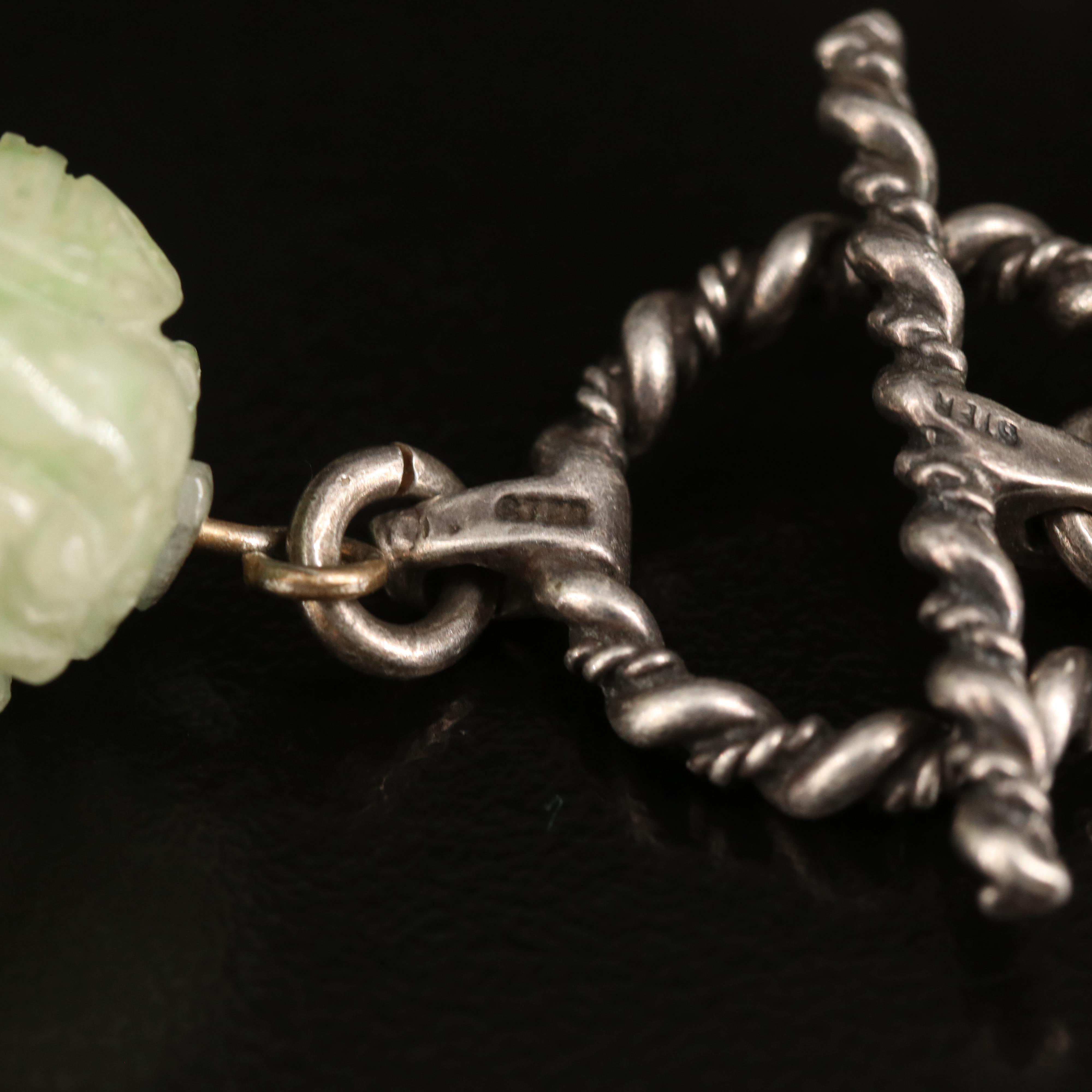 Sterling Labradorite and Calcite Necklace