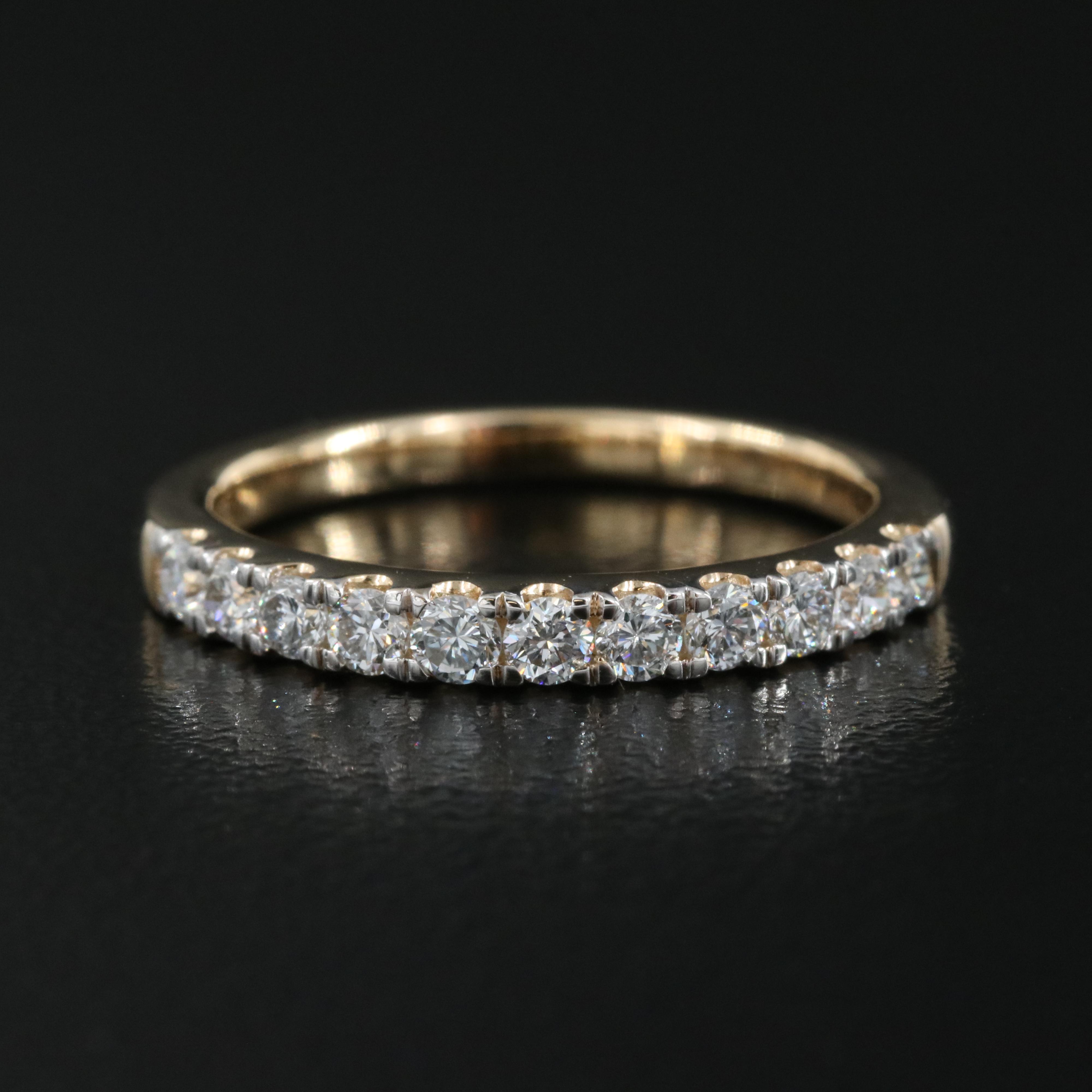 14K 0.50 CTW Lab Grown Diamond Ring with IGI Report