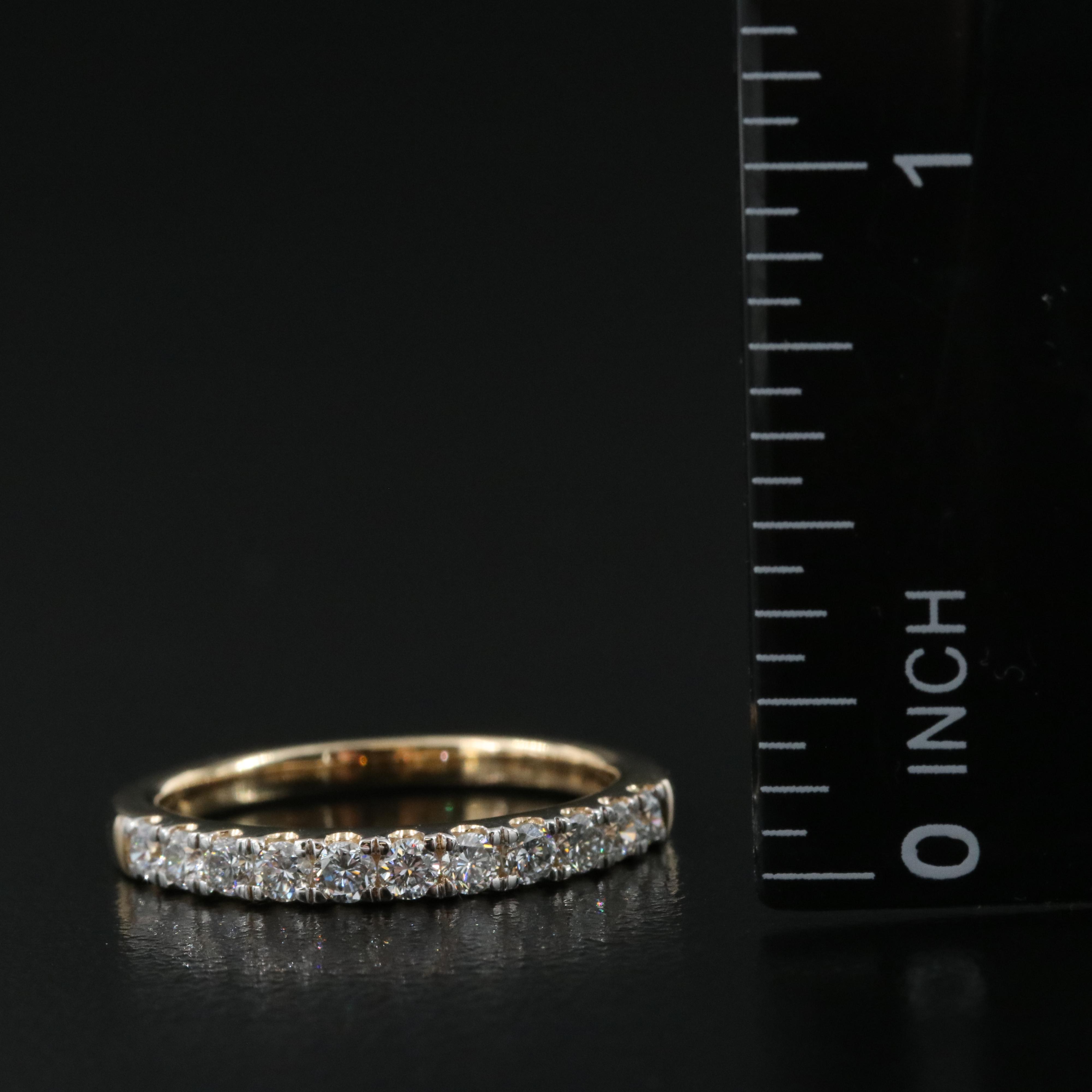 14K 0.50 CTW Lab Grown Diamond Ring with IGI Report