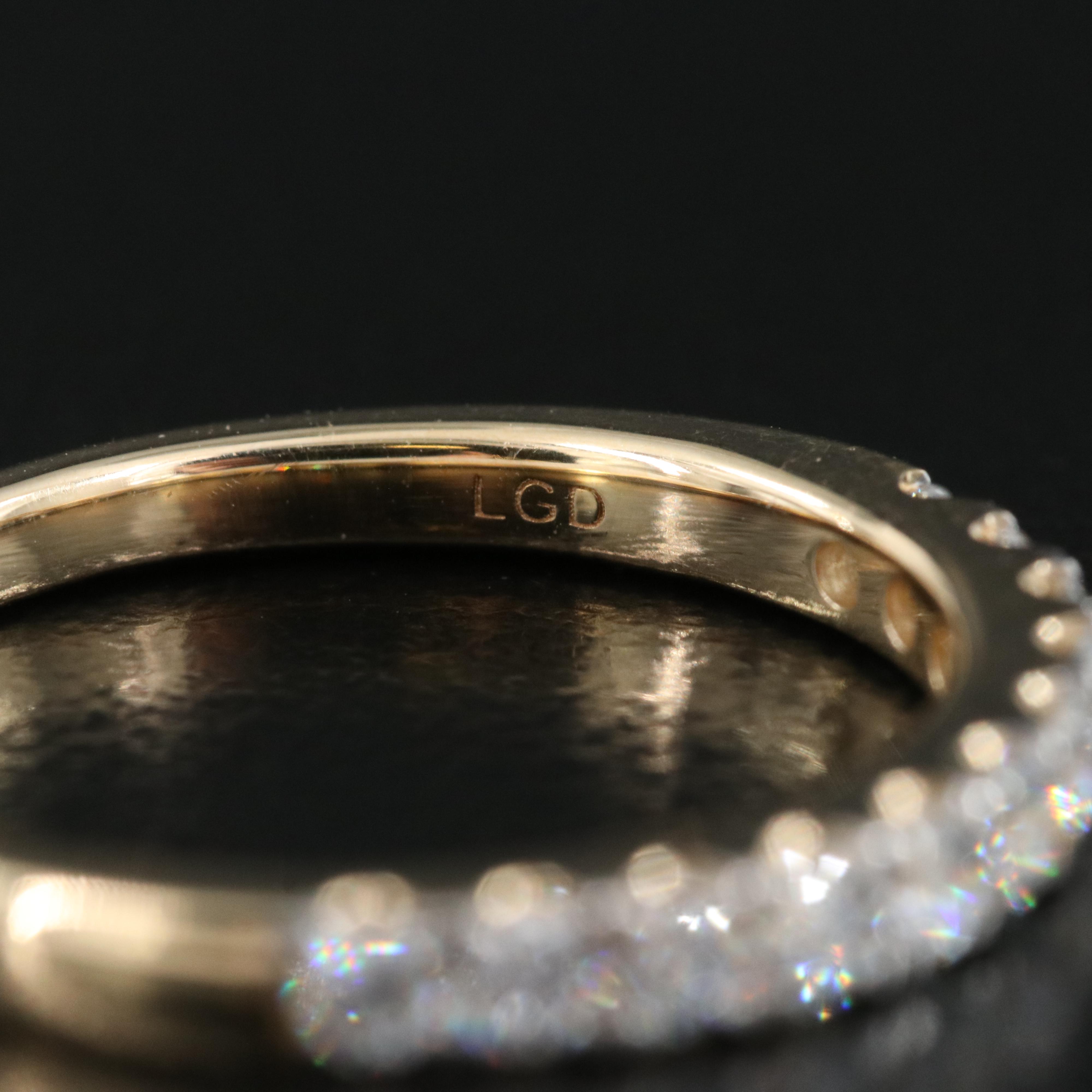 14K 0.50 CTW Lab Grown Diamond Ring with IGI Report