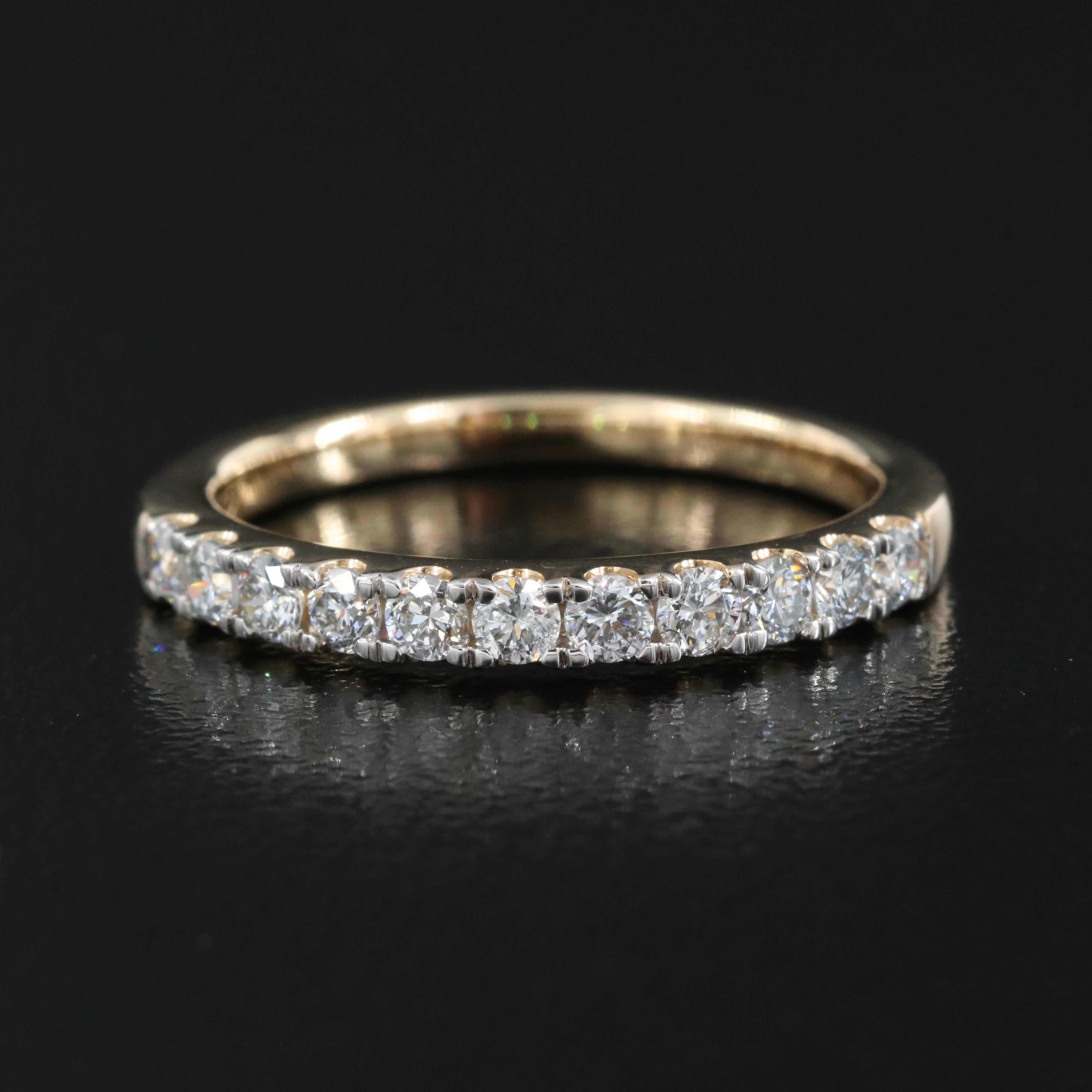 14K 0.50 CTW Lab Grown Diamond Ring with IGI Report