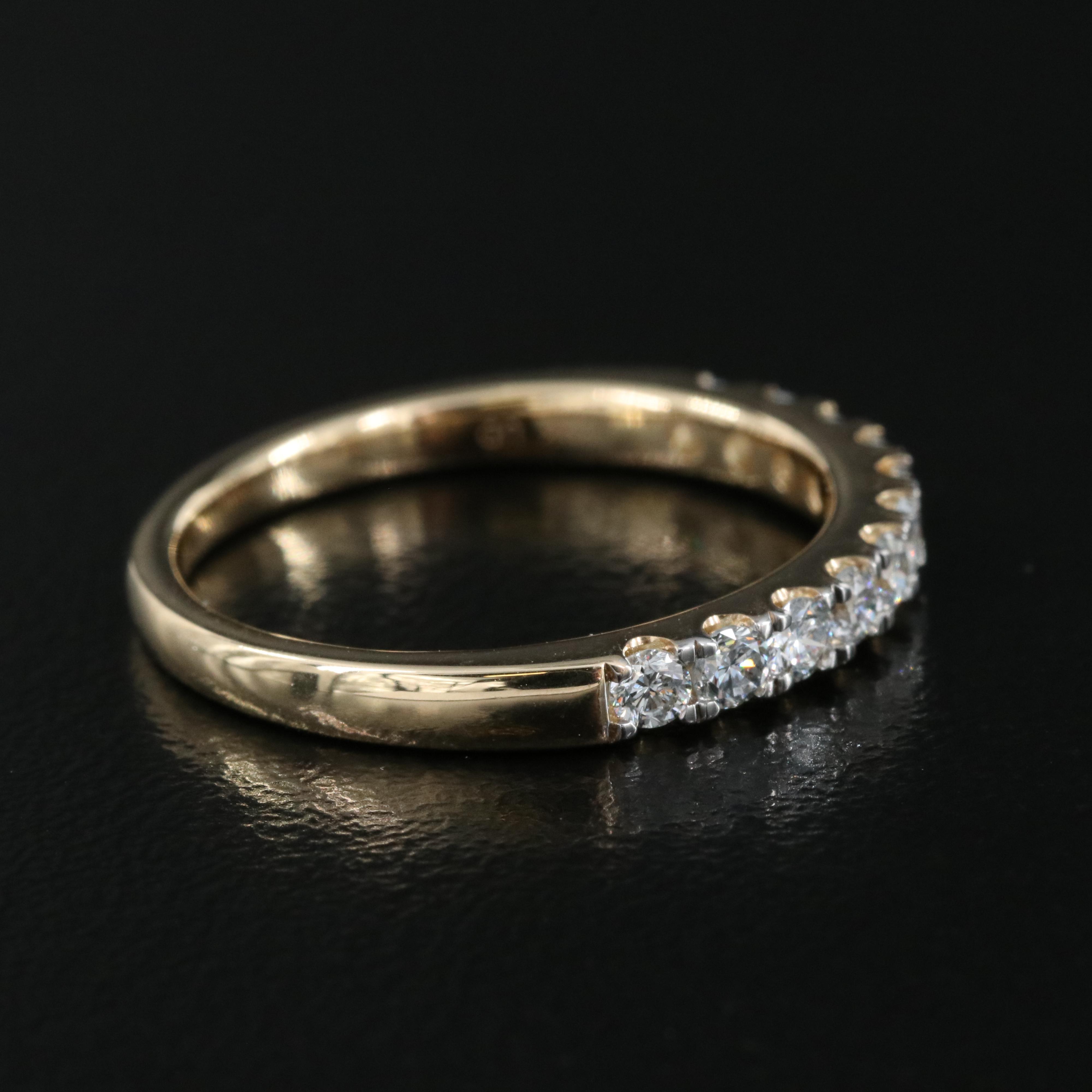 14K 0.50 CTW Lab Grown Diamond Ring with IGI Report