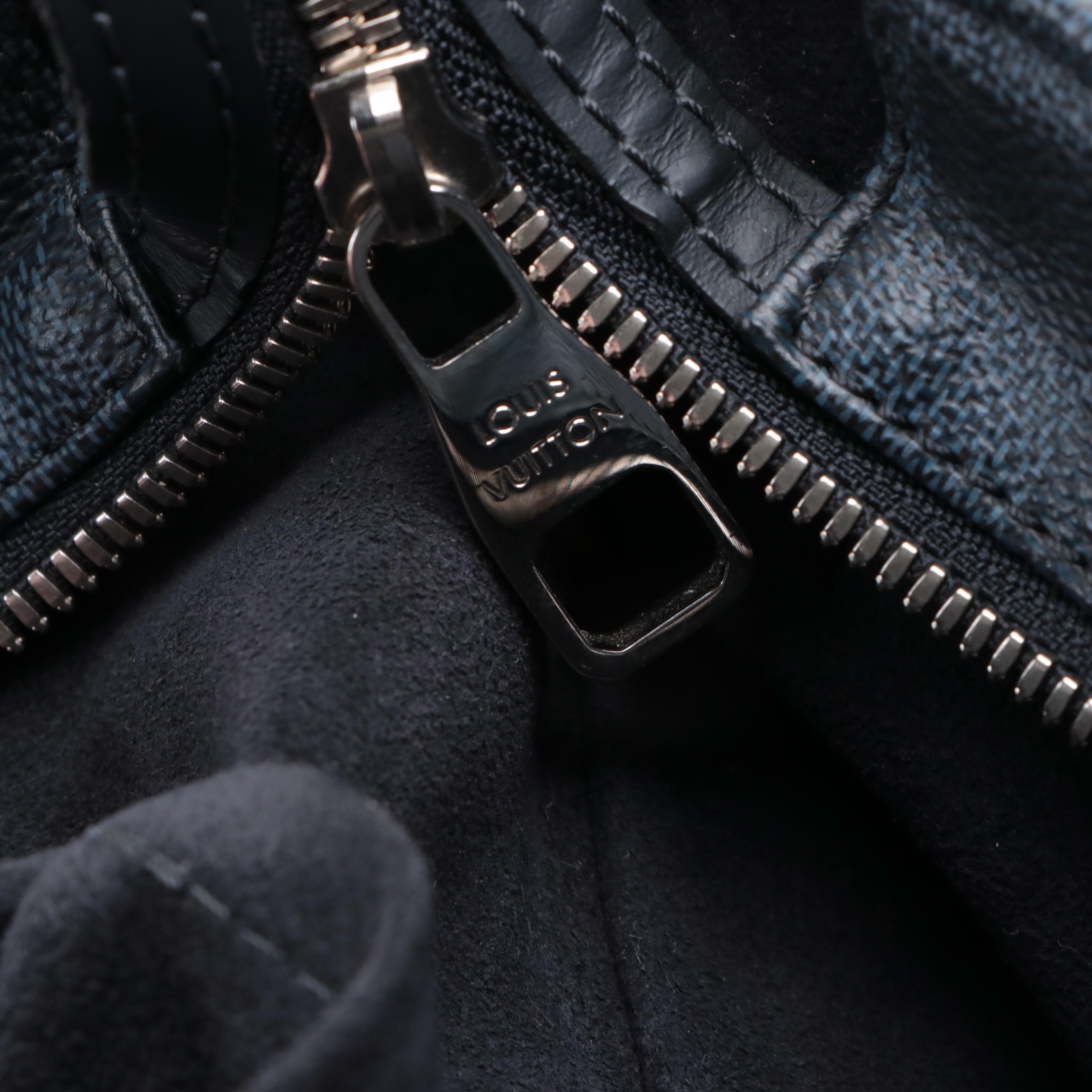 Louis Vuitton Cabas Voyage in Damier Cobalt Coated Canvas and Leather