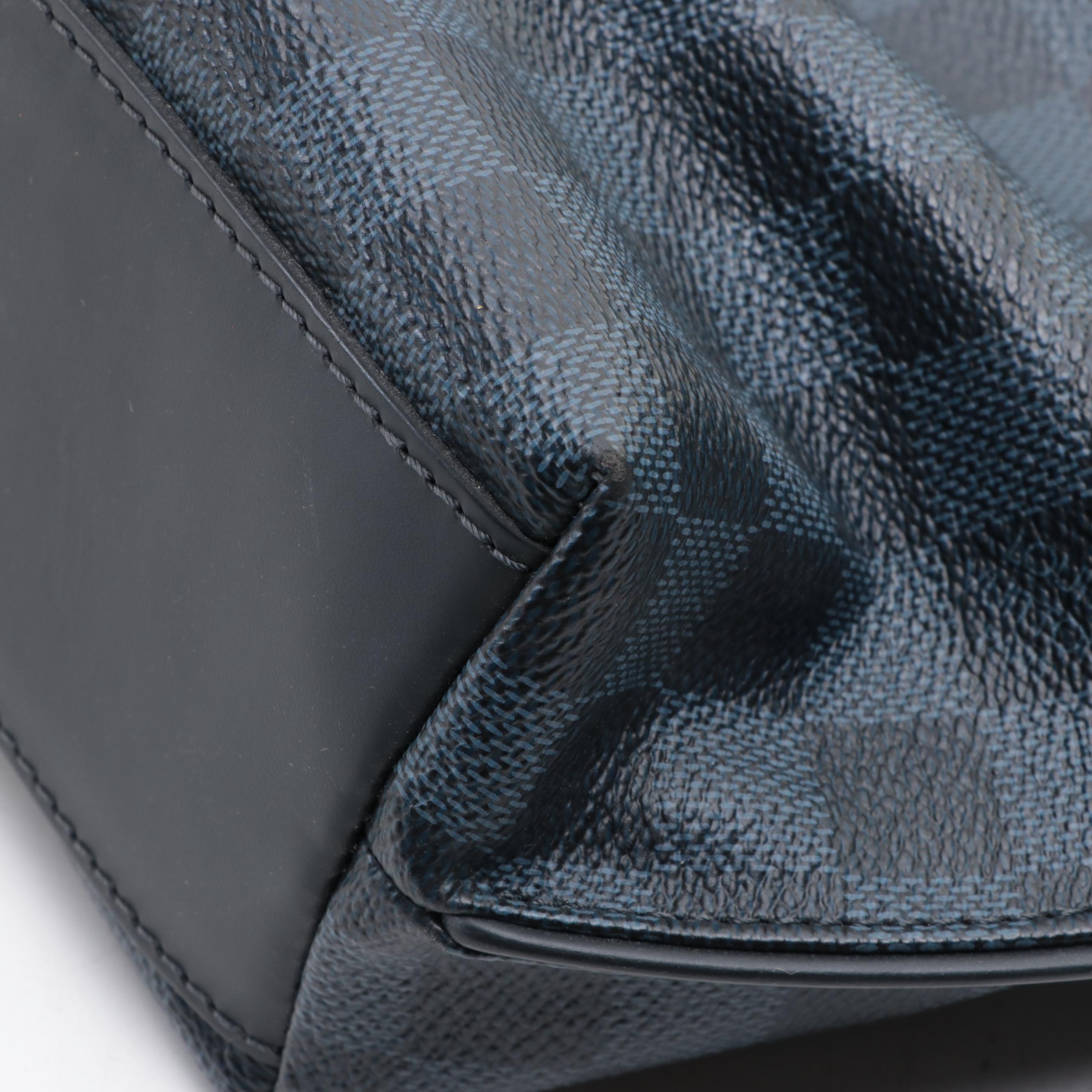 Louis Vuitton Cabas Voyage in Damier Cobalt Coated Canvas and Leather