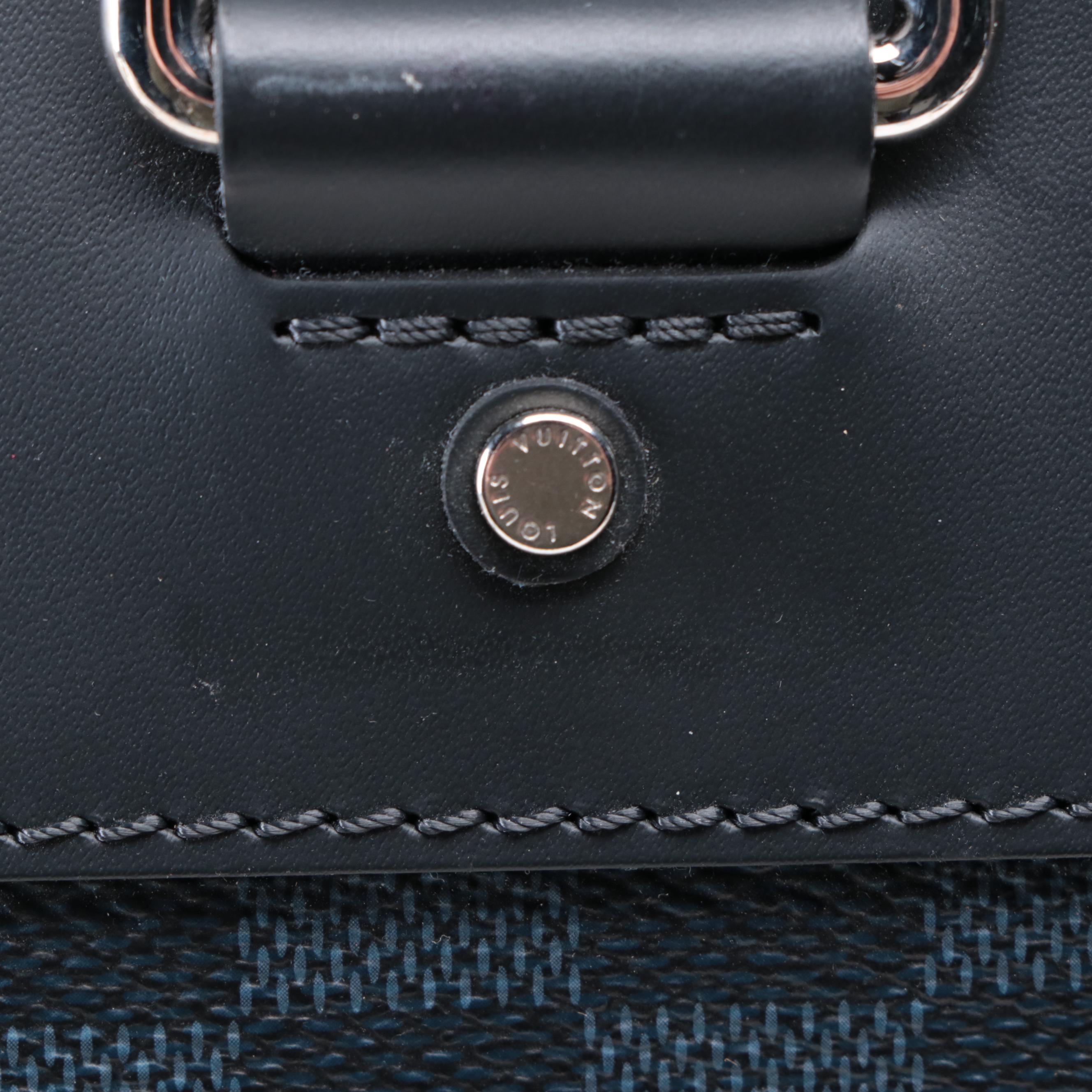 Louis Vuitton Cabas Voyage in Damier Cobalt Coated Canvas and Leather