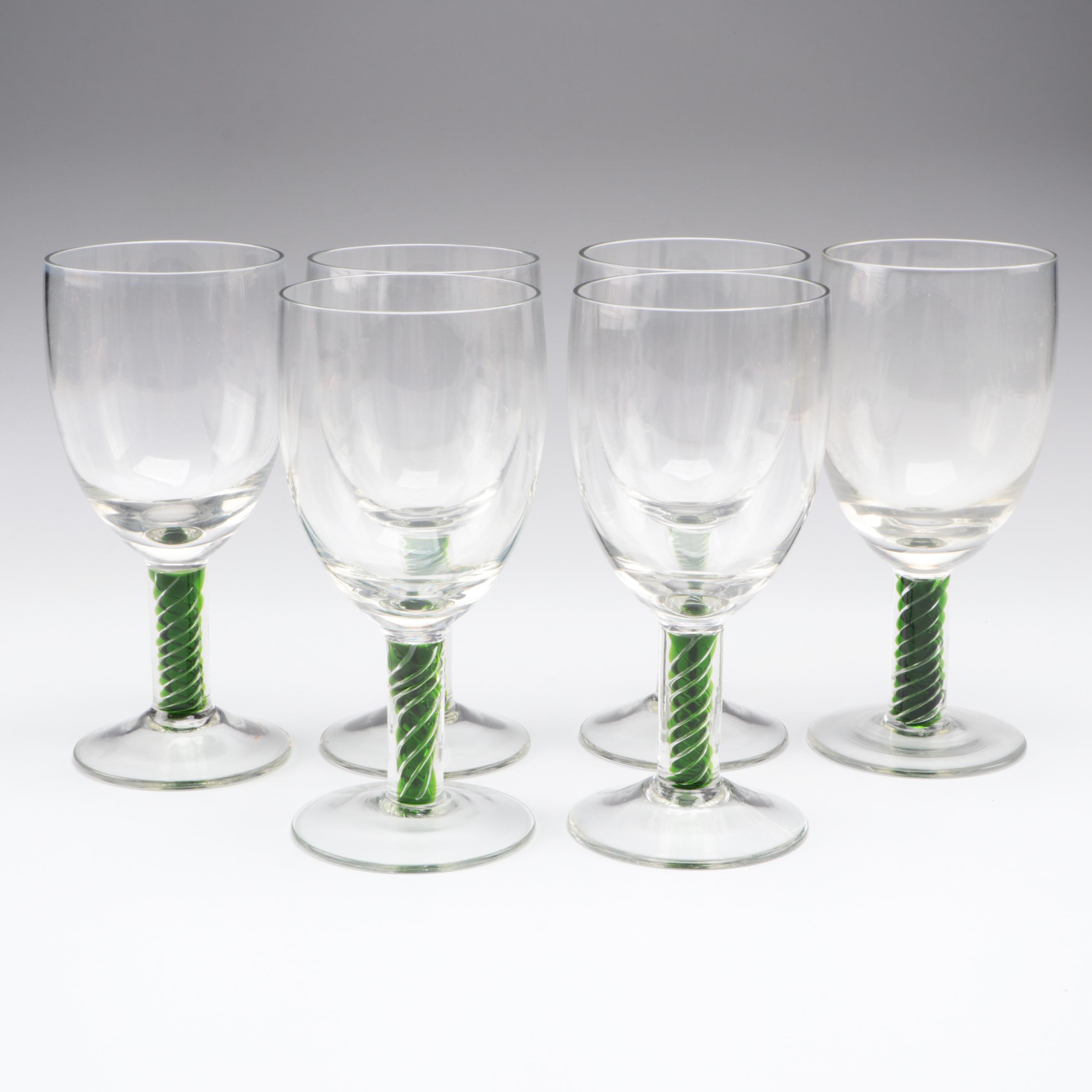 Villeroy & Boch Air Twist Stem Crystal Water Goblets