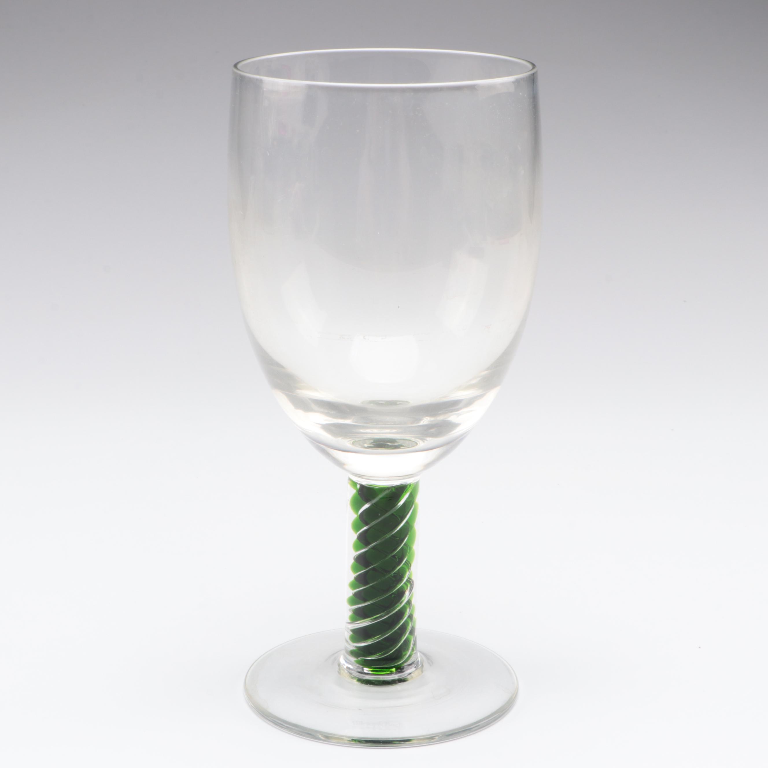 Villeroy & Boch Air Twist Stem Crystal Water Goblets