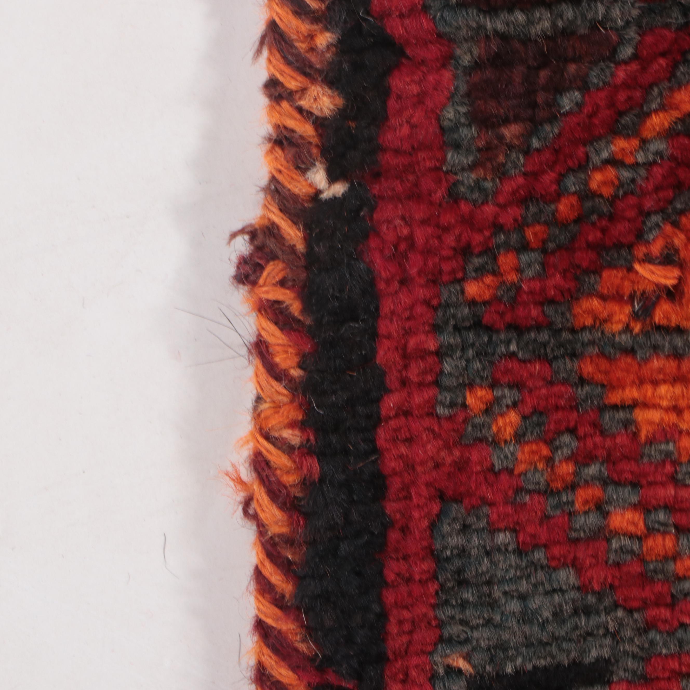 3'7 x 7'1 Hand-Knotted Caucasian Kazak Area Rug