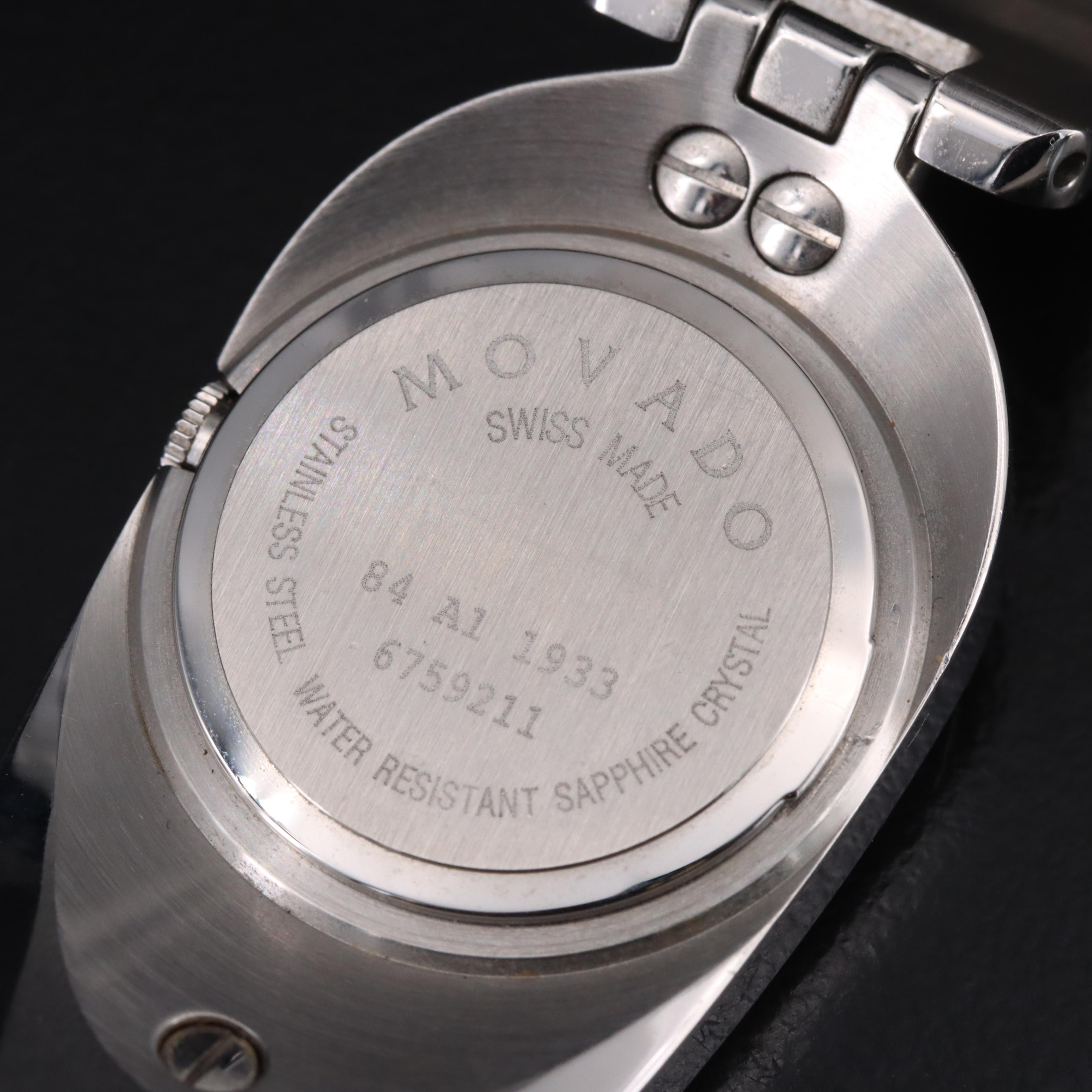 Movado Timema Stainless Steel Watch