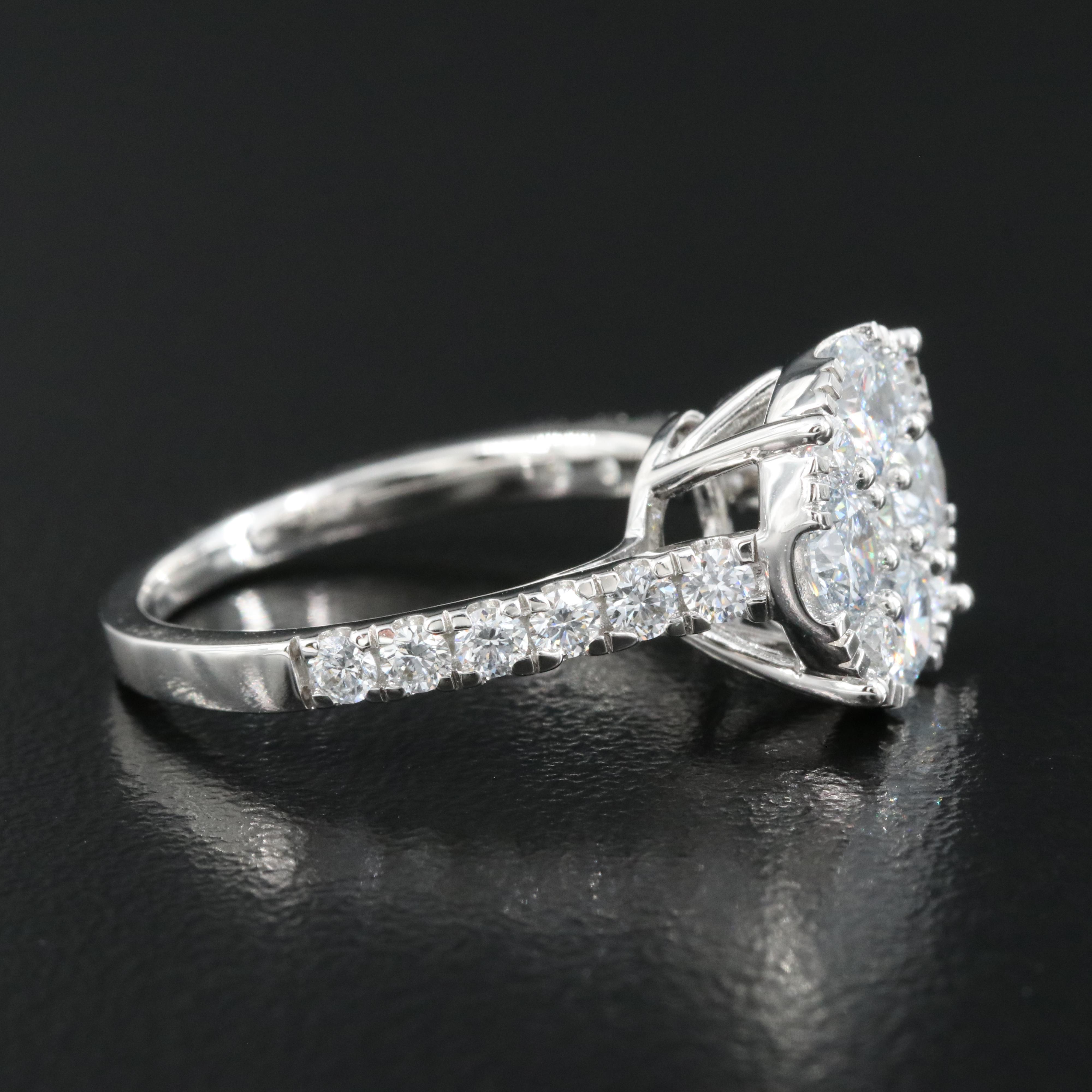 14K 2.00 CTW Lab Grown Diamond Ring with IGI Report