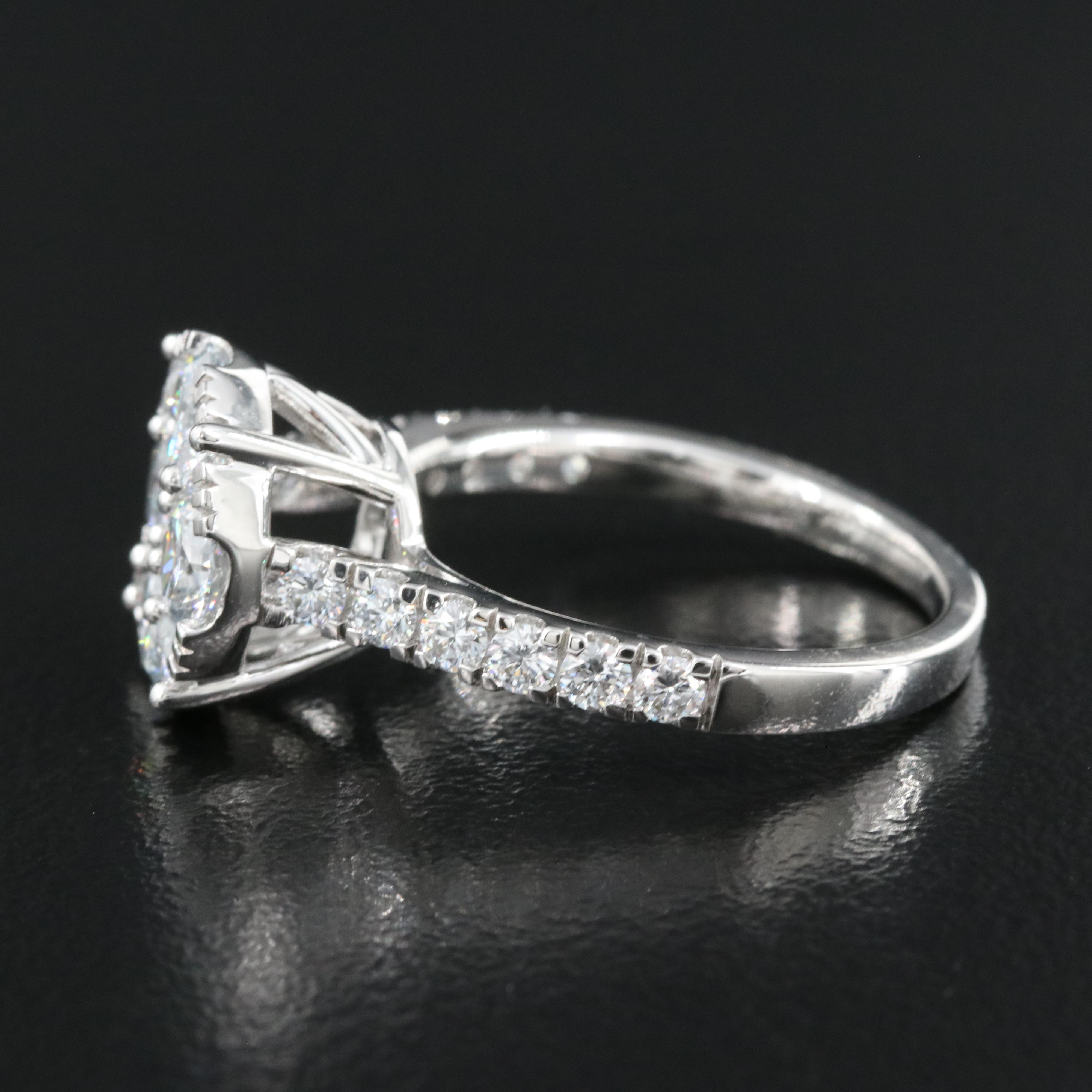 14K 2.00 CTW Lab Grown Diamond Ring with IGI Report