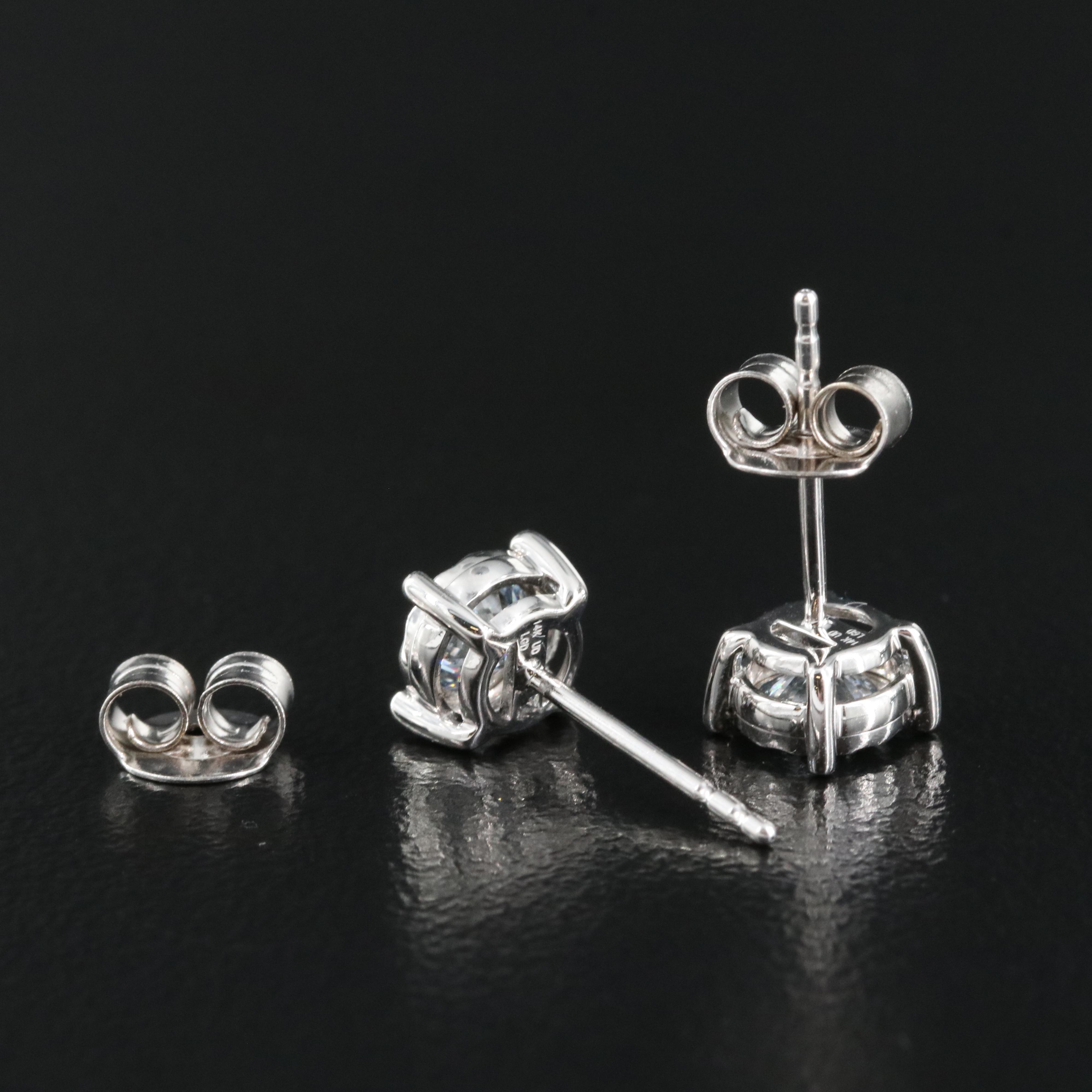 14K 0.67 CTW Lab Grown Diamond Stud Earrings
